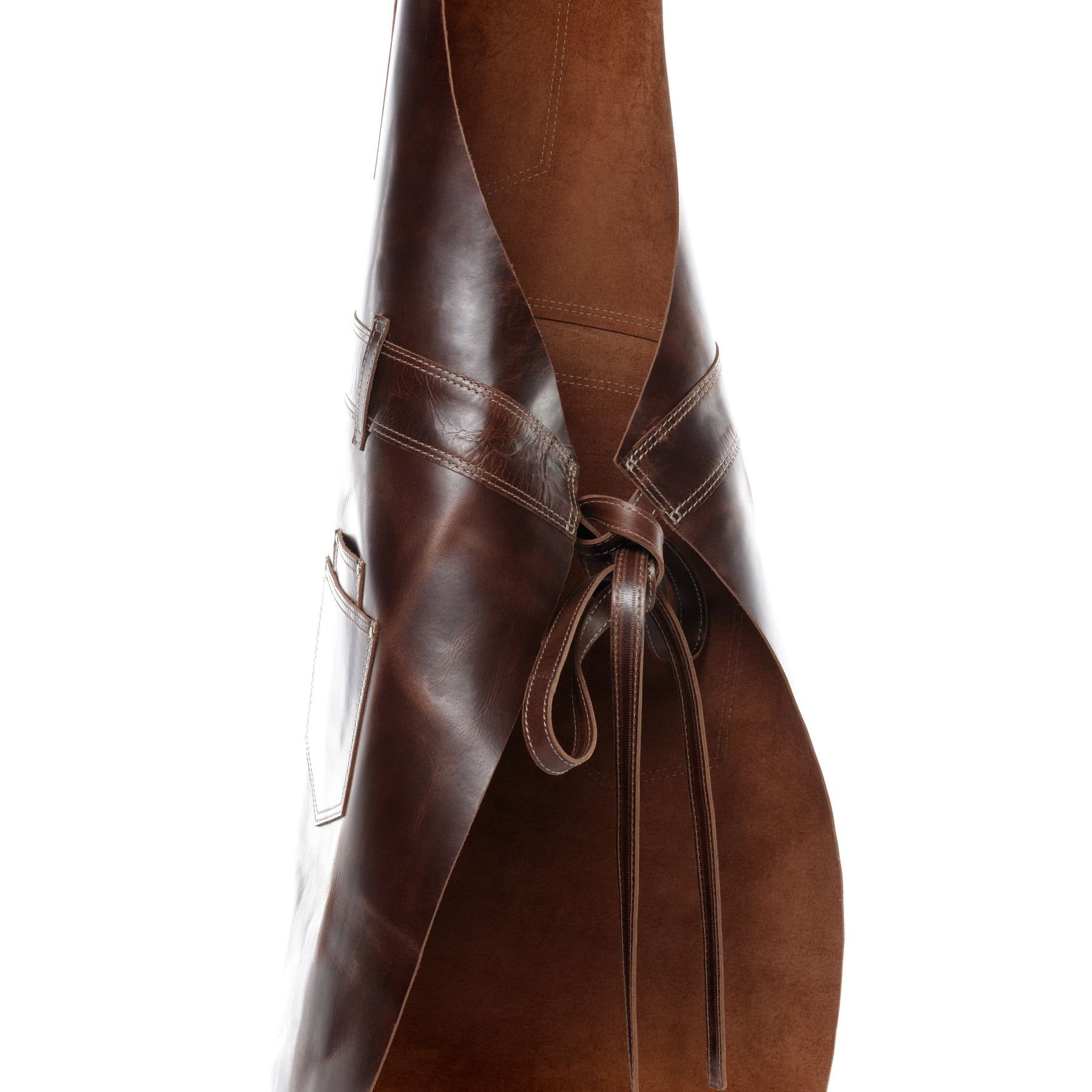 SID & VAIN Grillschürze echt Leder Schürze zum Grillen BBQ groß braun DEAN, günstig online kaufen