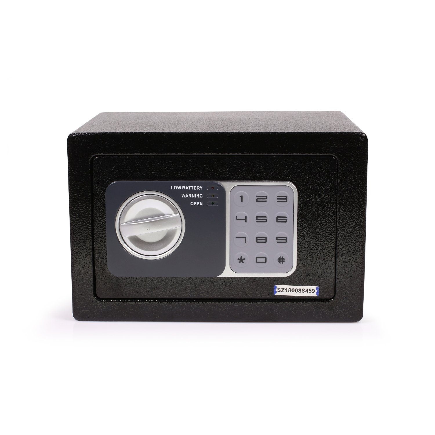 RED OPTICUM Tresor AX Compact Safe, 17x23x17cm - elektronisches Zahlenschloss inkl. 2× Notschlüssel