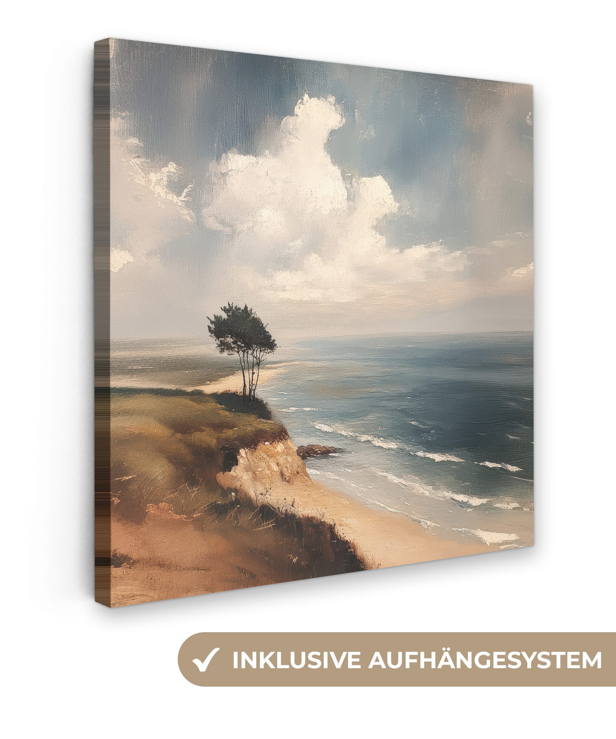 OneMillionCanvasses® Leinwandbild Klippe - Meer - günstig online kaufen