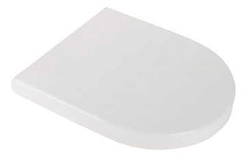 Duravit WC-Sitz Starck 4, Weiß, Duroplast, D-Form, überlappend, Design Philippe Starck, 048255