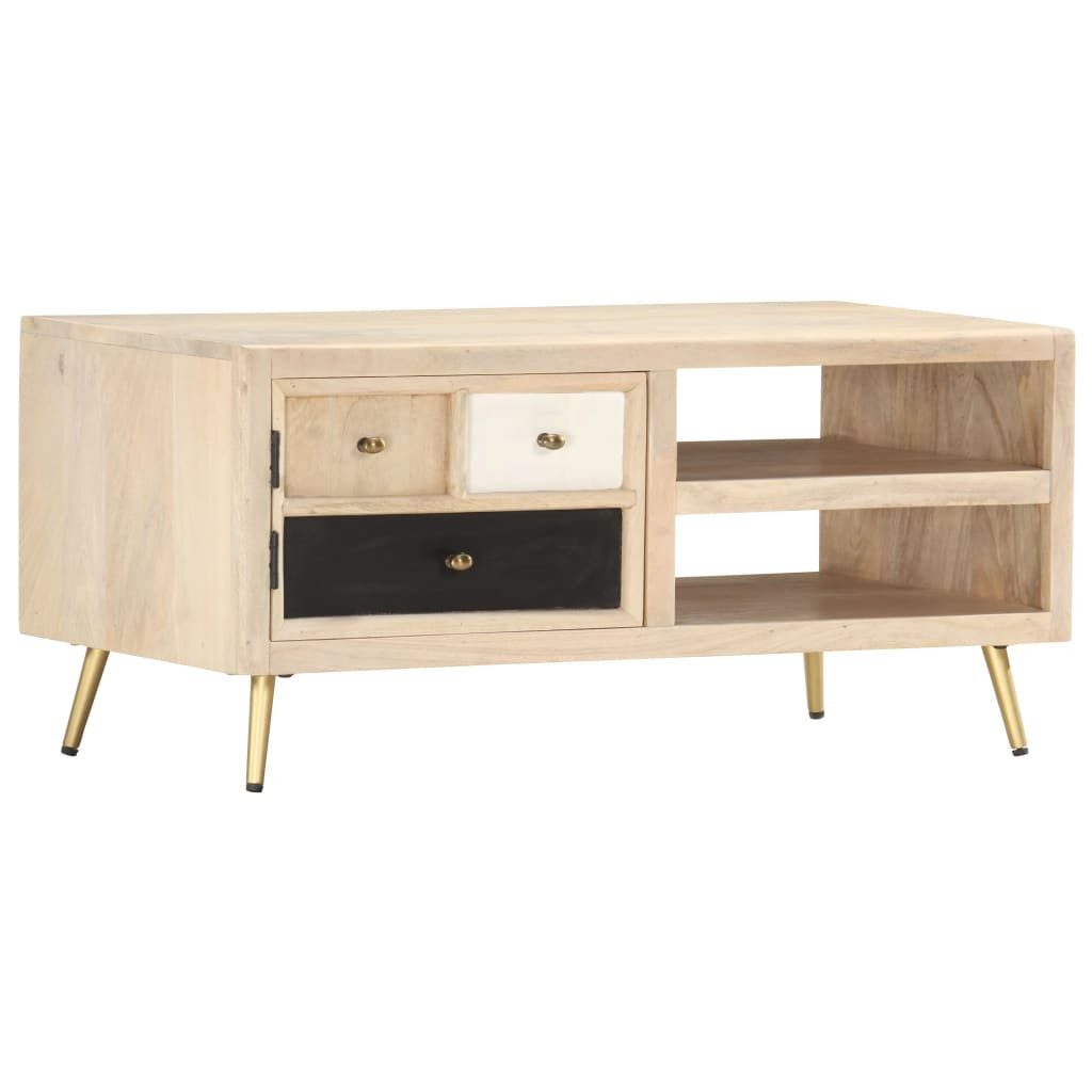 Couchtisch Couchtisch 90×45×40 cm Massivholz