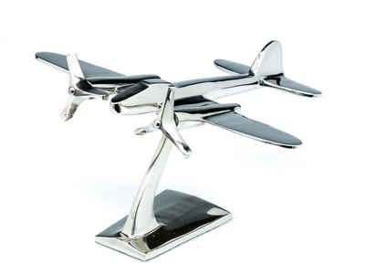 Aubaho Modellflugzeug »Flugzeug Modell Aluminium Flugzeugmodell silber 23cm Antik-Stil Schreibtisch«