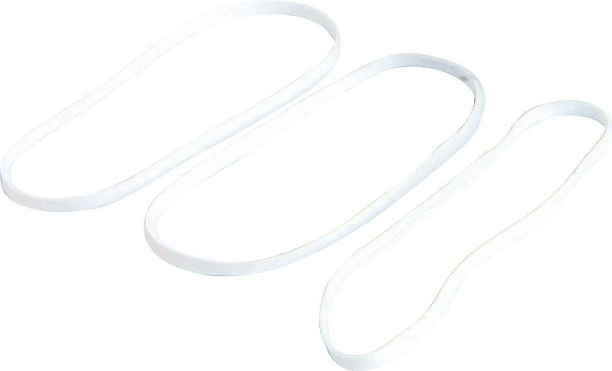 Gummibänder Gummibänder VE=150 Stück weiß (10 Stück)