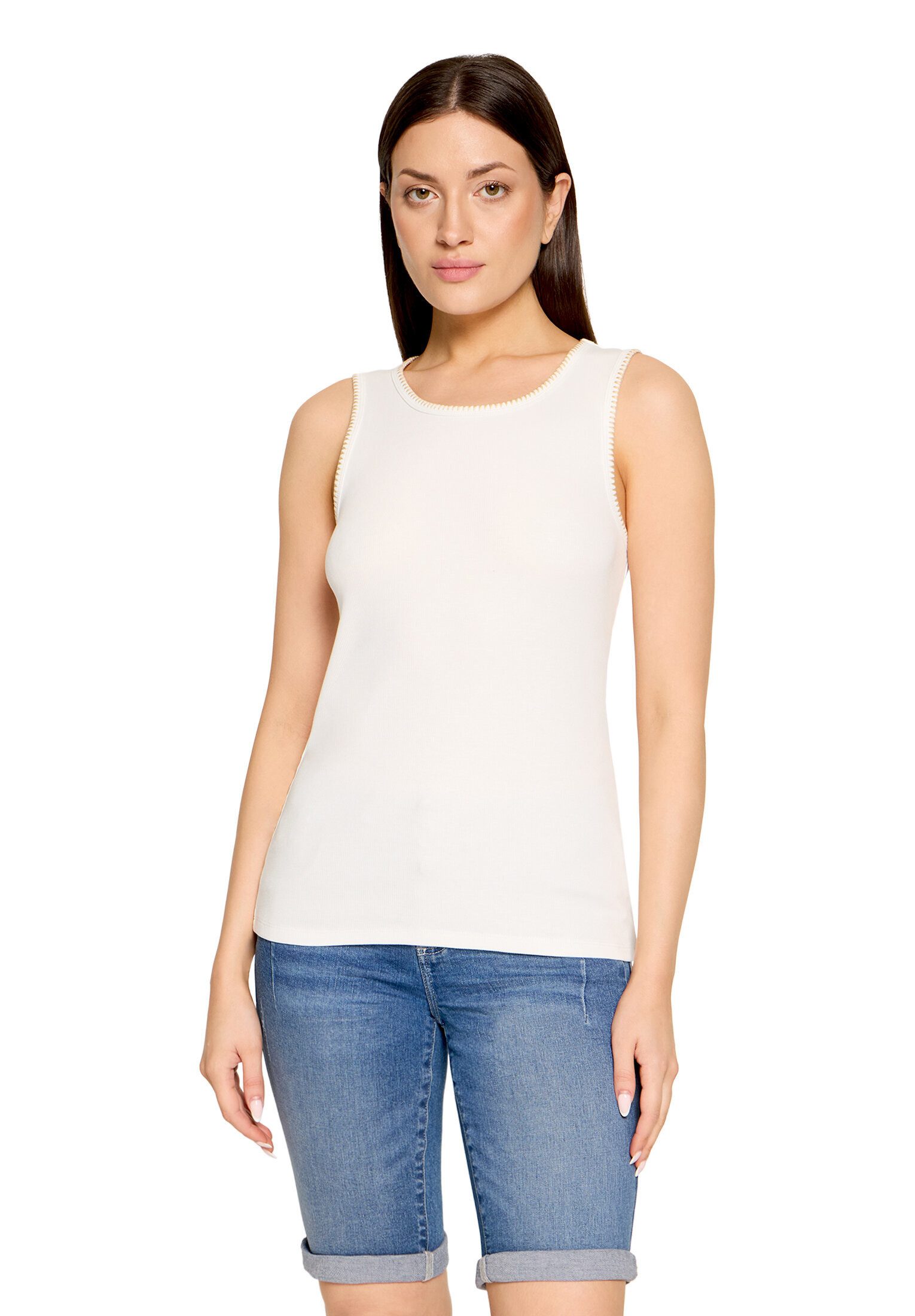 Cartoon T-Shirt Damen mit Rundhalsausschnitt (1-tlg)