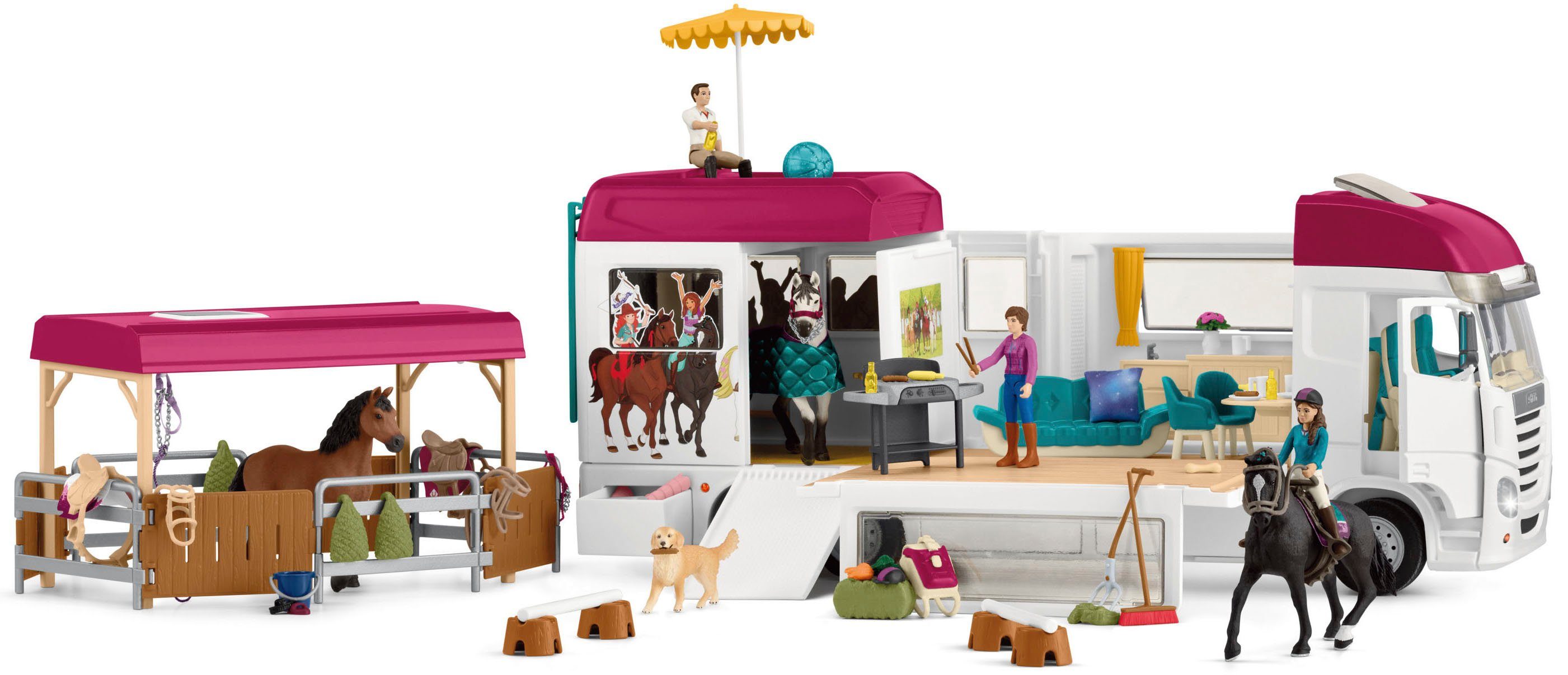 Schleich® Spielwelt HORSE CLUB, Pferdetransporter (42619), Made in Europe