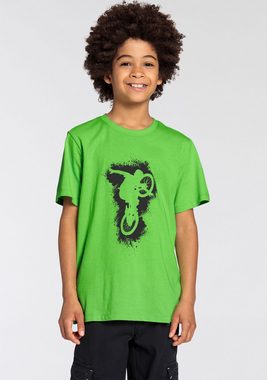 KIDSWORLD T-Shirt für Jungen mit BIKER Druck