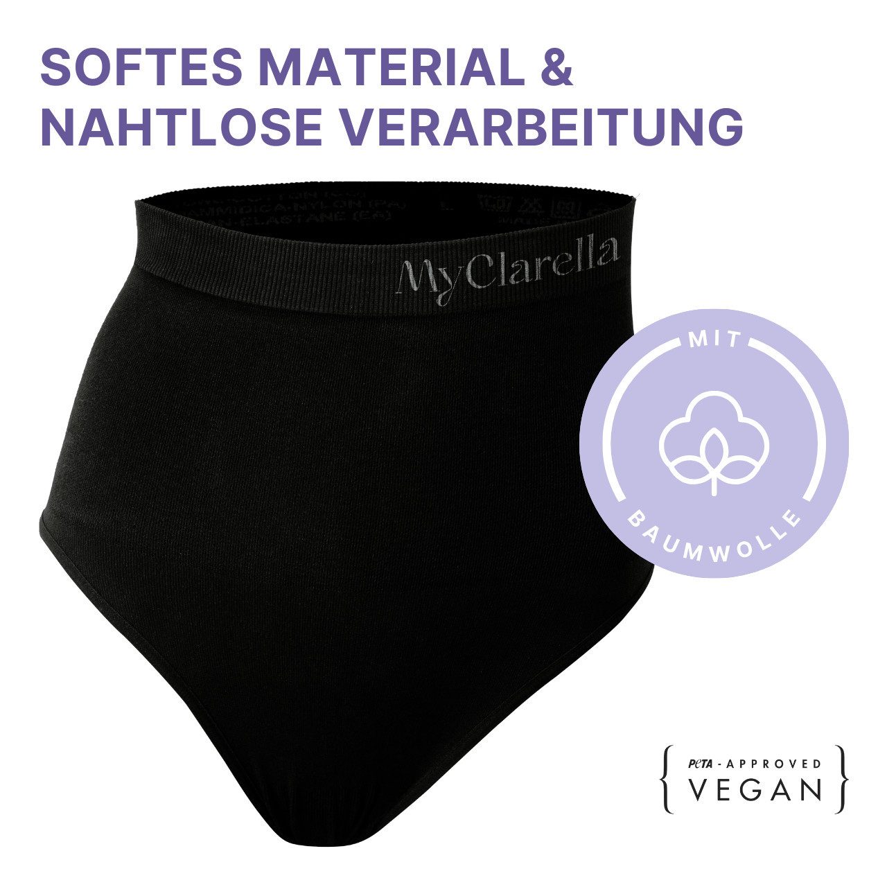 MyClarella High-Waist-Panty Wochenbett-Unterhose - The Support Panty – Bild 4 von 5