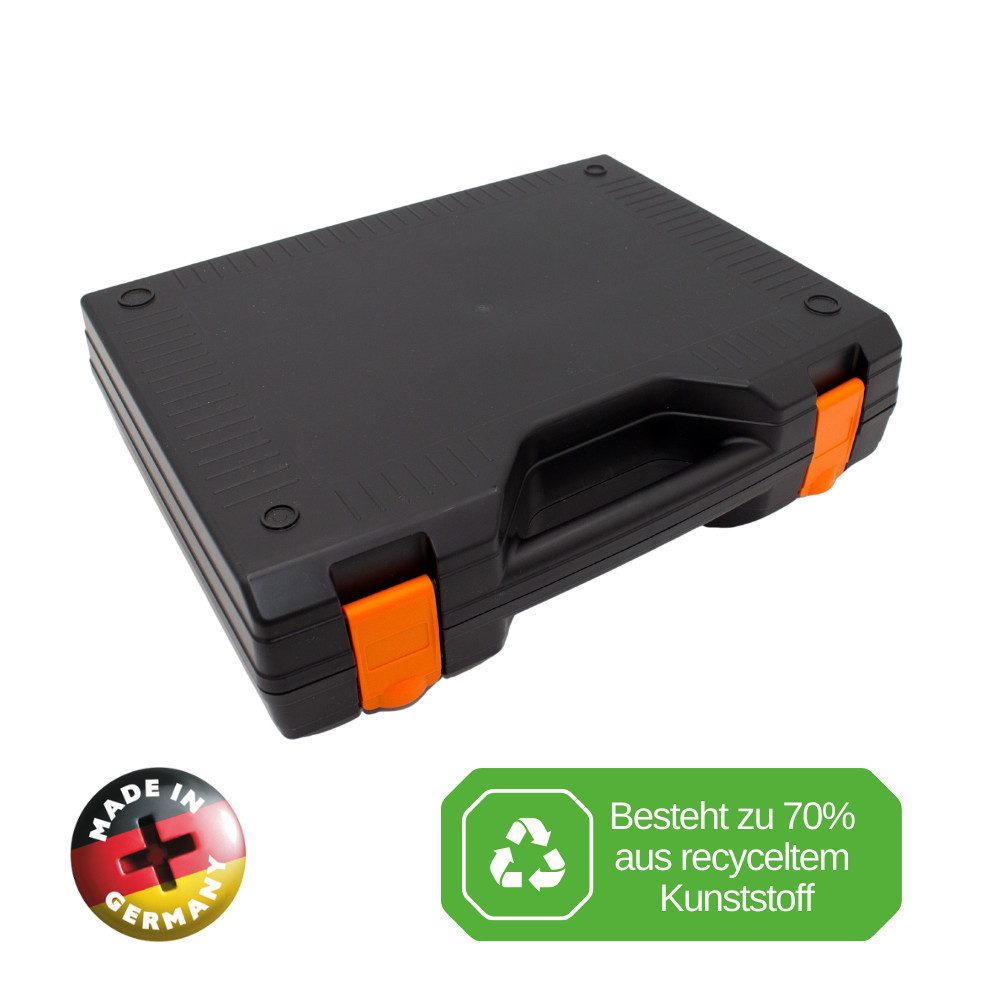 Eitech Werkzeugkoffer eitech Sortierkoffer (Organizer stapelbar, 1 St., Sortimentskasten), 70% Recyclingmaterial, Made in Germany