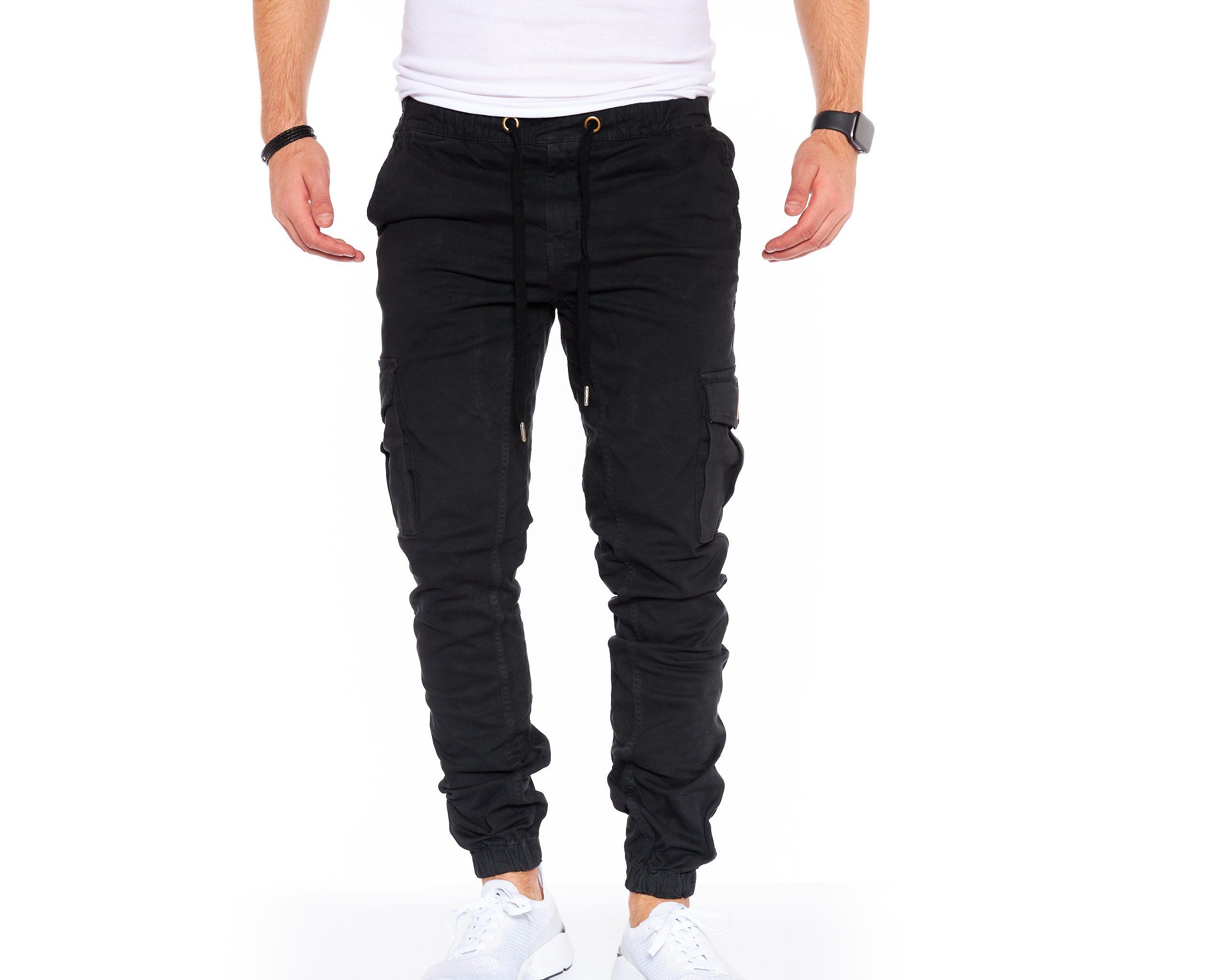 Styleko Chinohose Slim fit Cargohose Herren Cargohose männer Cargohose für Herren Jogger – Bild 3 von 5