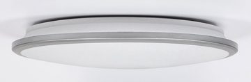 Rabalux LED Deckenleuchte "Engon" Kunststoff, silber, rund, 45W, neutralweiß, 3300lm, 4000K, mit Leuchtmittel, neutralweiß