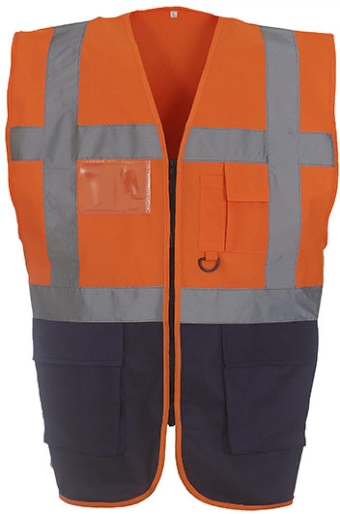YOKO Warnweste Herren Multi-Functional Executive Waistcoat