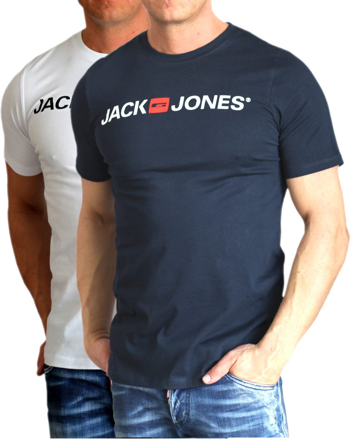 T-Shirt Bequemes Logo-Shirt mit Printdruck