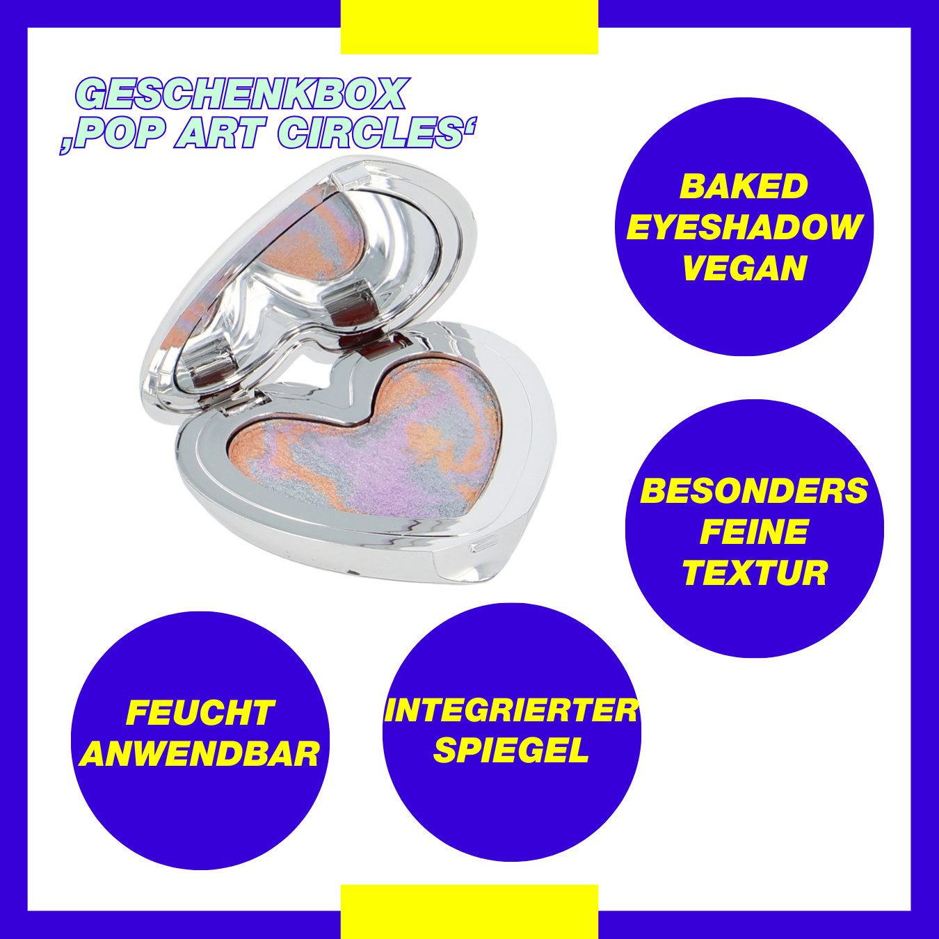 ZMILE COSMETICS Schmink-Set Pop Art Circles - vegane Kosmetik, 3-tlg., vegan