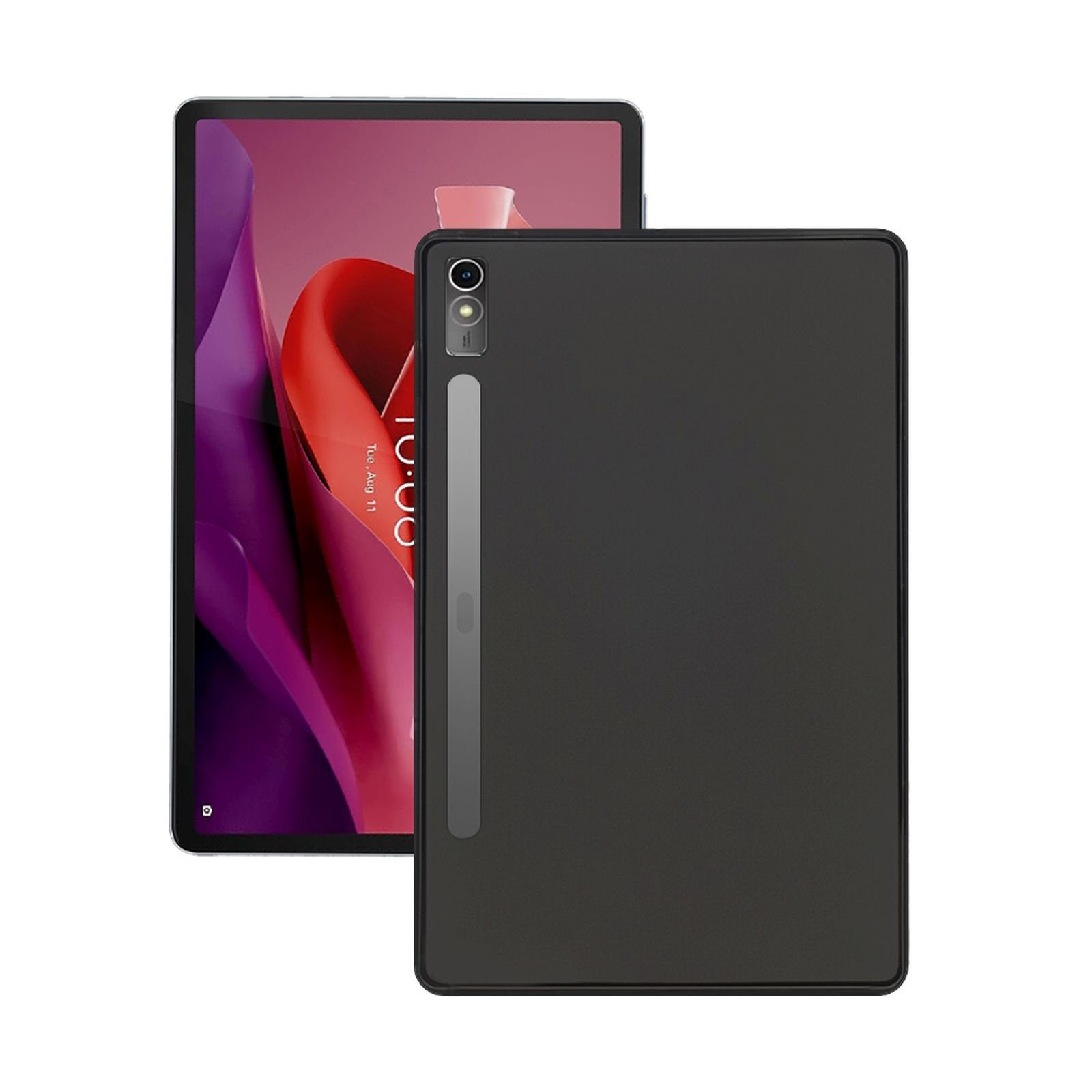 Lobwerk Tablet-Hülle Schutzhülle für Lenovo Tab P12 2023 TB-370FU TB-371FC 12.7 Zoll, Sturzdämpfung, Flexibel, Waschbar