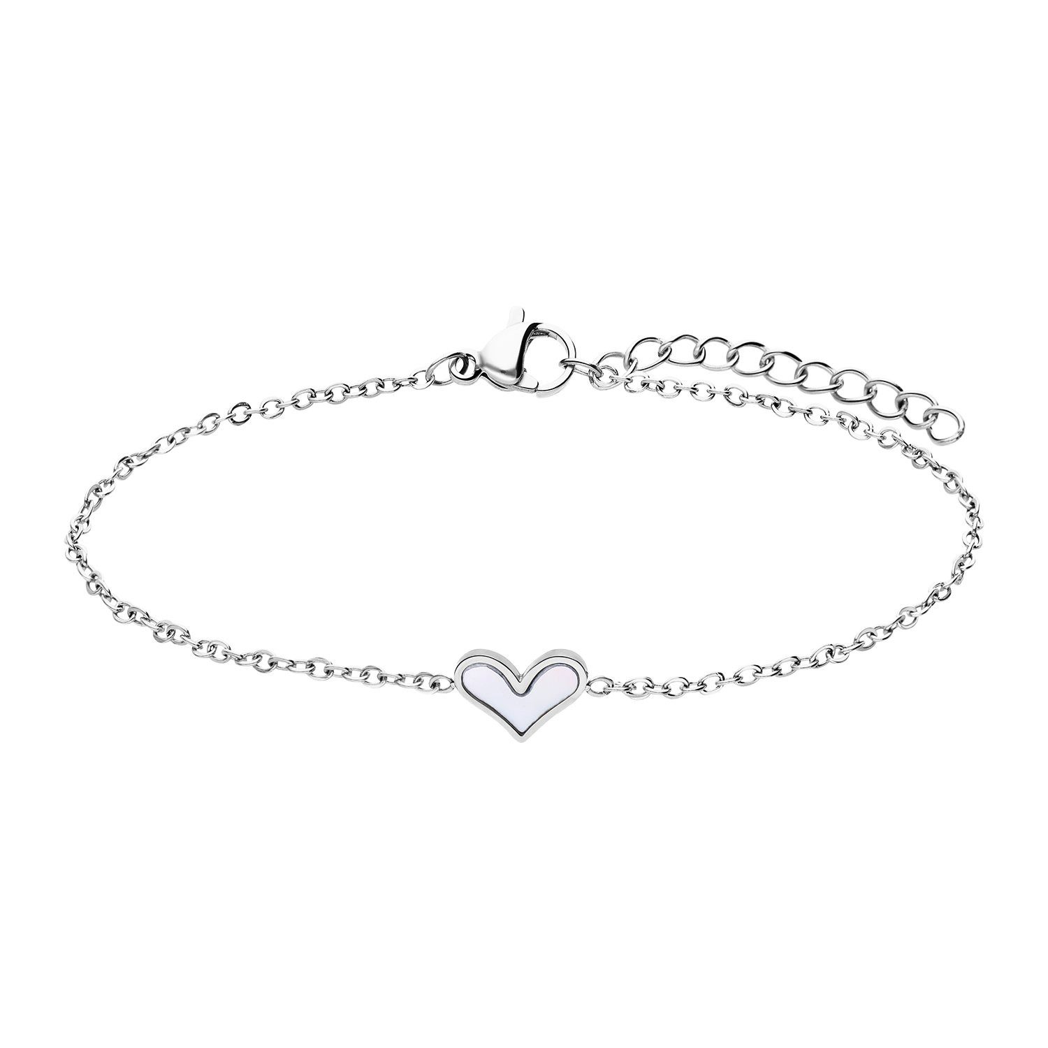 LUCARDI Armband Armband - Stahl - Silber - Damen
