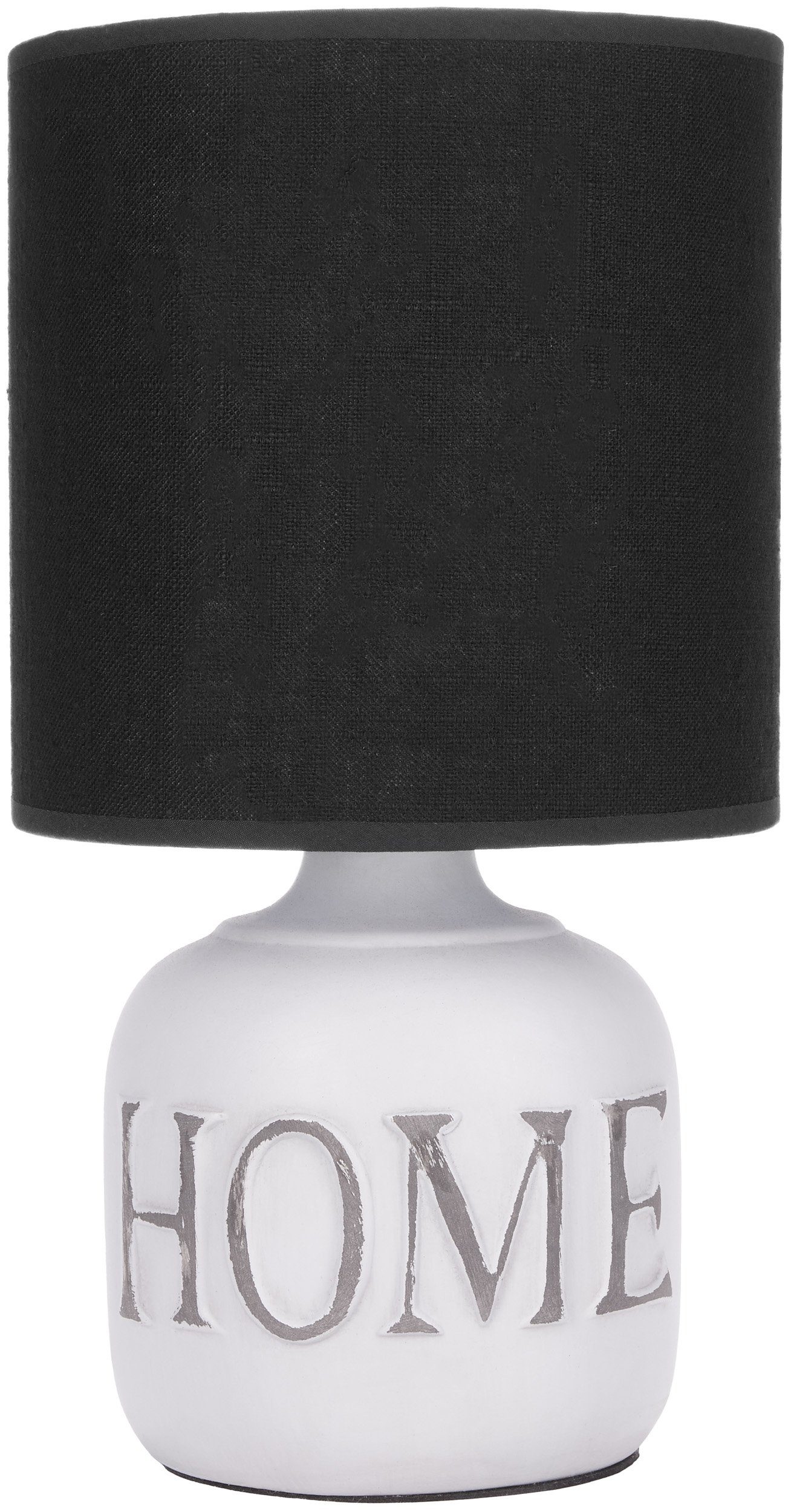 BRUBAKER Nachttischlampe Tischlampe Home Weiß, Heimat, günstig online kaufen