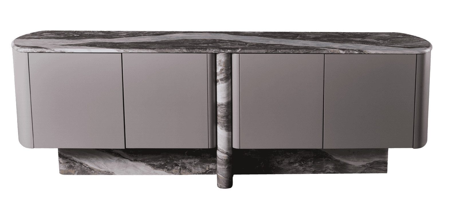 JVmoebel Sideboard Konsole Dekorative Konsole Modern Holz Marmorimitation F Wohnzimmer, Made in Europa