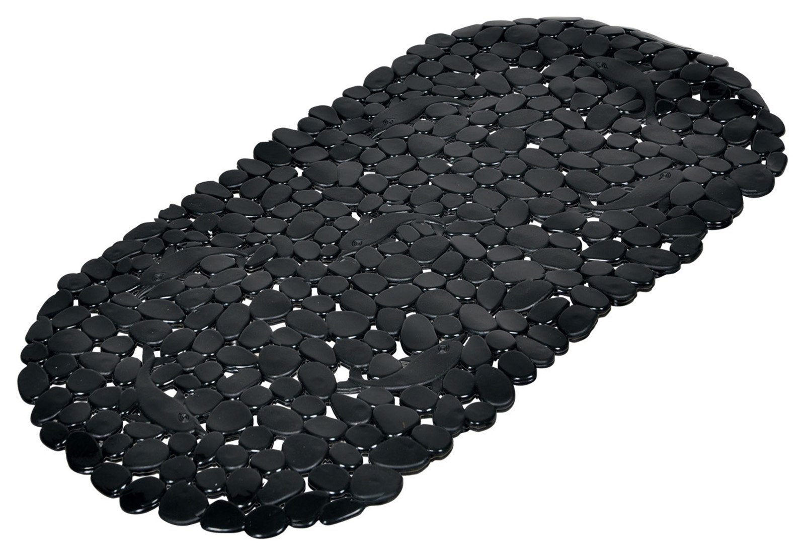 One Home Badematte Steinoptik, mit Saugnäpfen, PVC, abgerundetes Rechteck, günstig online kaufen