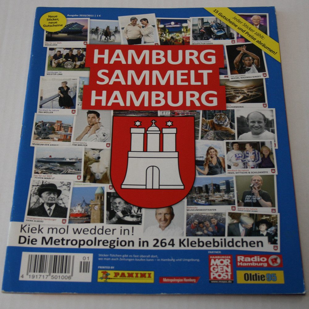 Panini Bücher-Adventskalender Hamburg sammelt Hamburg 2009/2010 - Sammelsticker - Album