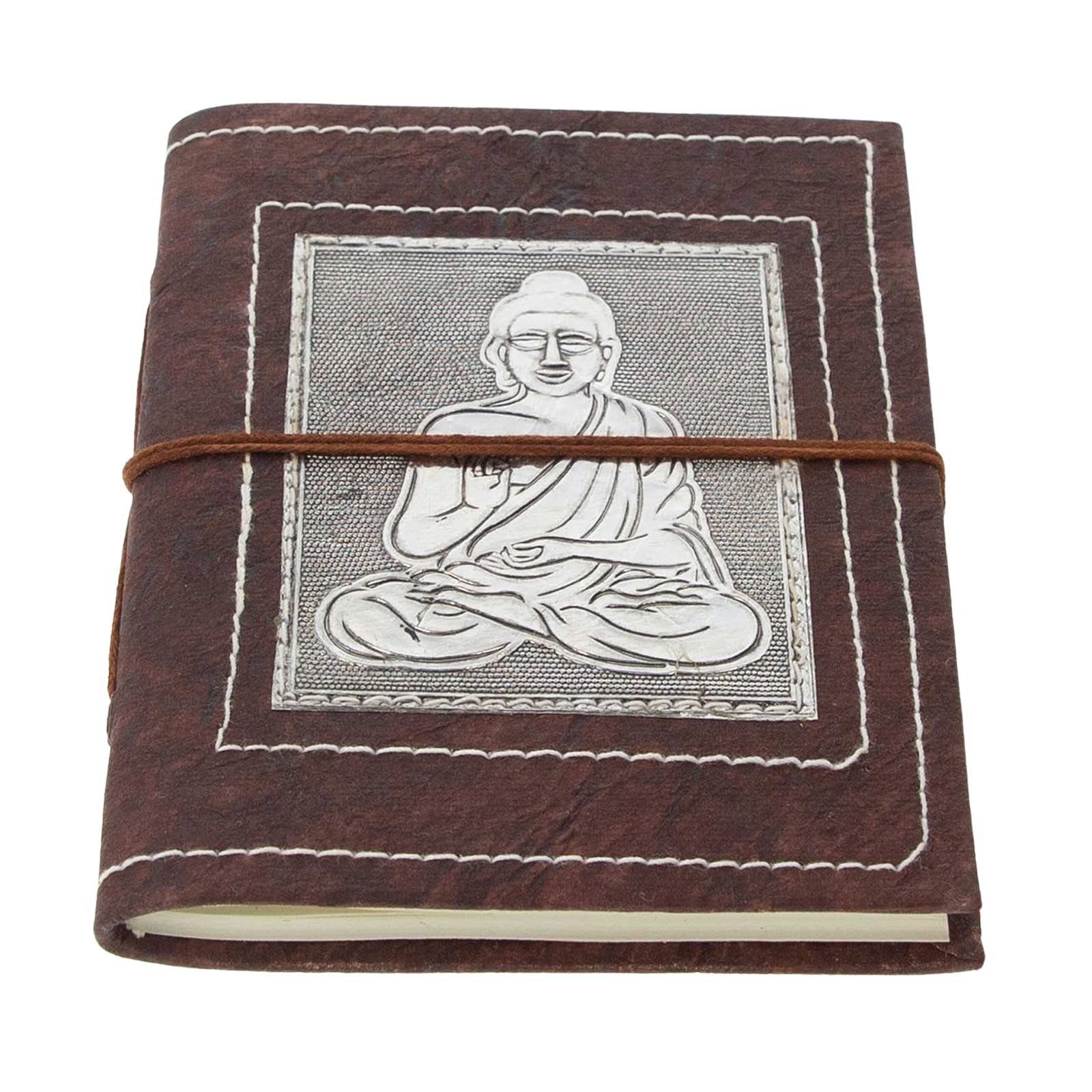KUNST UND Notizbuch Recycling Fair Poesie Buddha Tagebuch MAGIE 12,5x17cm Holzfrei Tagebuch
