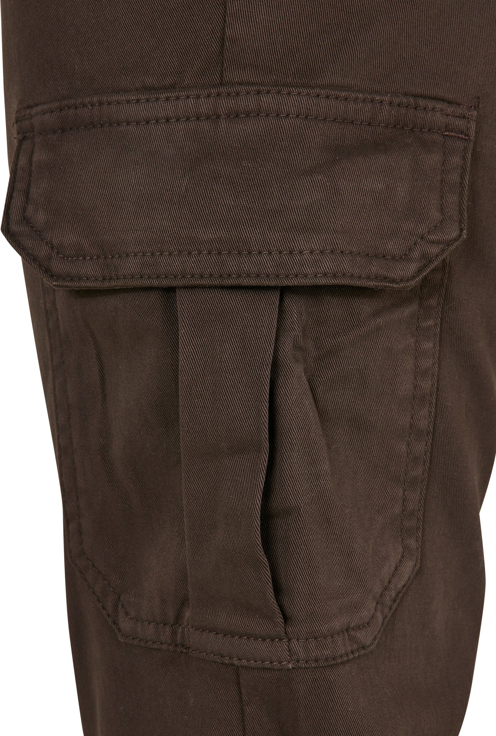 Waist brown URBAN Cargohose Ladies High Cargo Pants CLASSICS Damen (1-tlg)