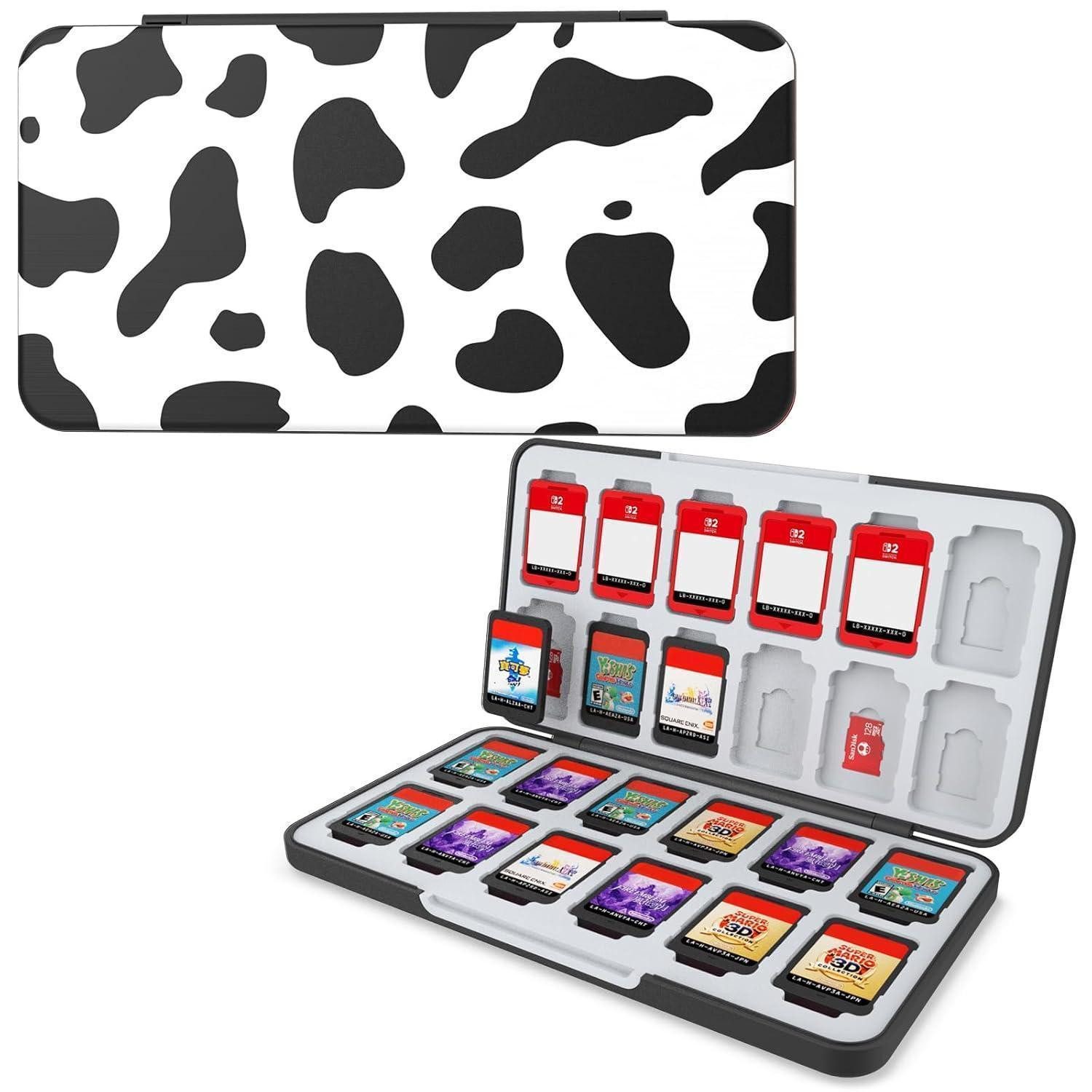 LuxusKollektion Aufbewahrungsbox Game Card Aufbewahrungsbox für Switch - Tragbare Schutzhülle mit 24