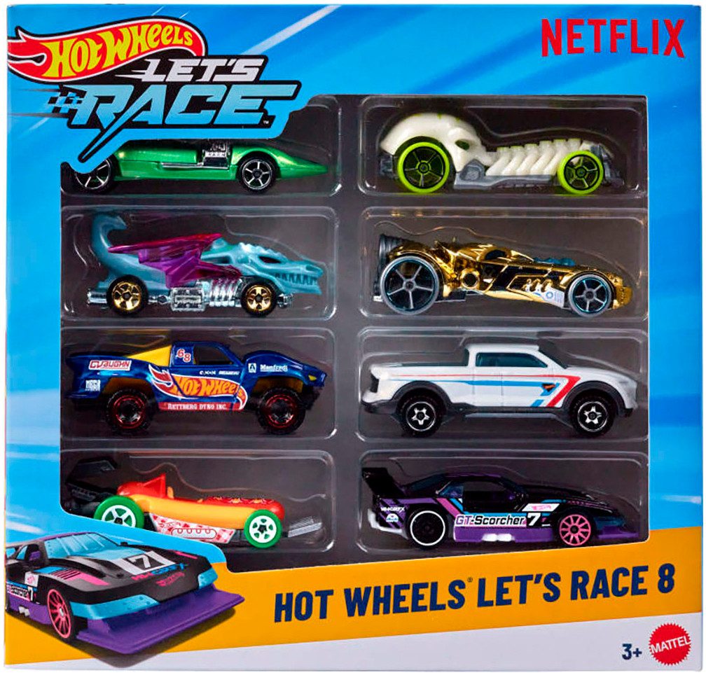 Hot Wheels Spielzeug-Auto Let´s Race, (Set, 8-tlg), Sortierte Lieferung - A günstig online kaufen