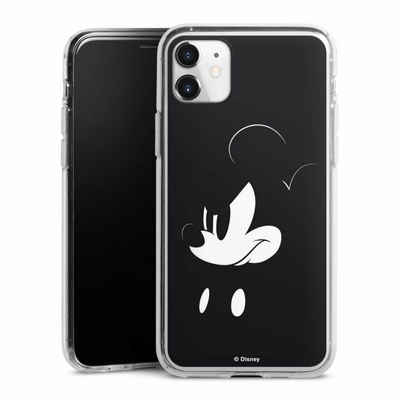 DeinDesign Handyhülle Mickey Mouse Offizielles Lizenzprodukt Disney Mickey Mouse - Mad, Apple iPhone 11 Silikon Hülle Bumper Case Handy Schutzhülle