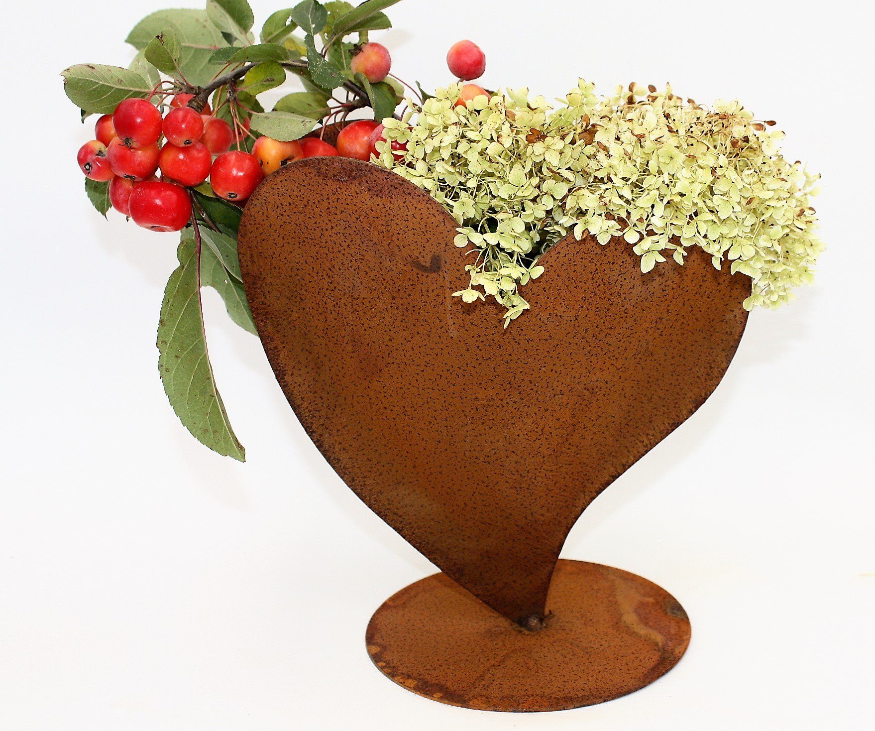 Rostikal Blumentopf Herz Deko Pflanztopf, echter günstig online kaufen