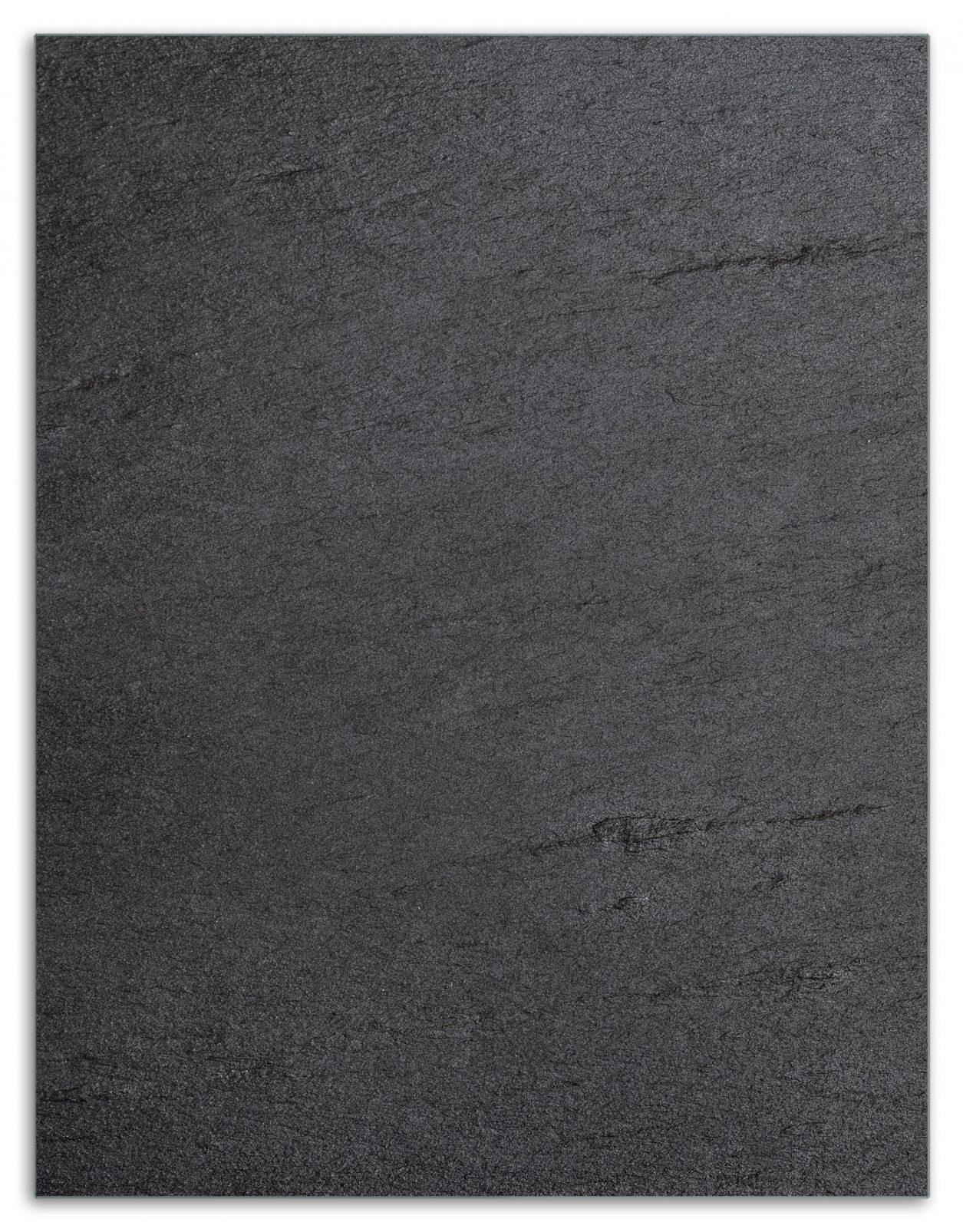 Wallario Herd-Abdeckplatte Schwarze Schiefertafel Optik - Steintafel, ESG-Sicherheitsglas, (Glasplatte, 1 tlg., inkl. 5mm Noppen), verschiedene Größen