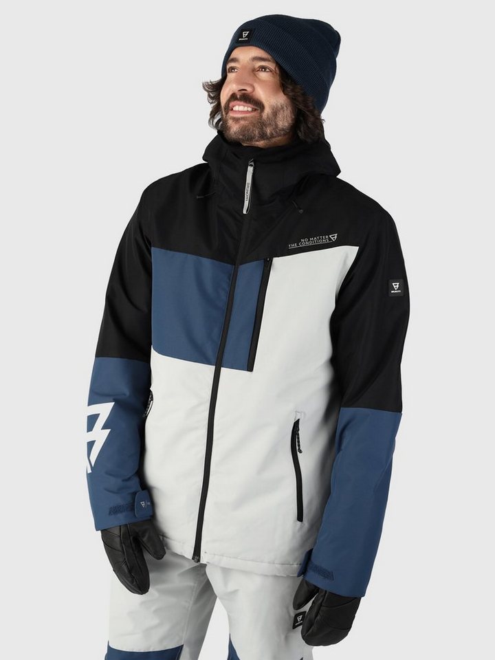 Brunotti Skijacke Flynners Men Snow Jacket, Vorgeformte Ärmel für  zusätzliche Bewegungsfreiheit und teilweise getapete Nähte