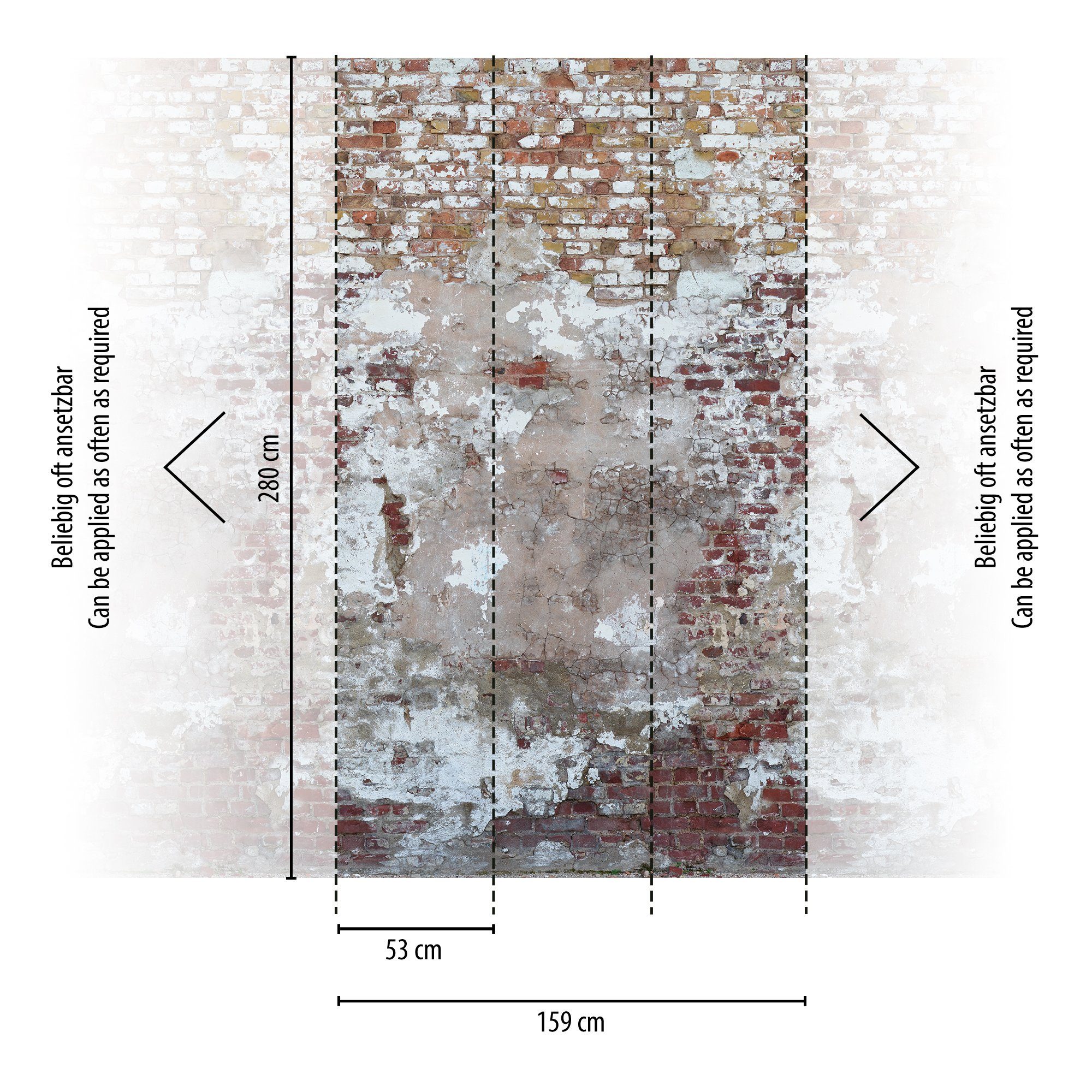 Bricoflor Backstein Tapete In Rot Braun 3D Vliestapete In Mauer Optik Fotot günstig online kaufen