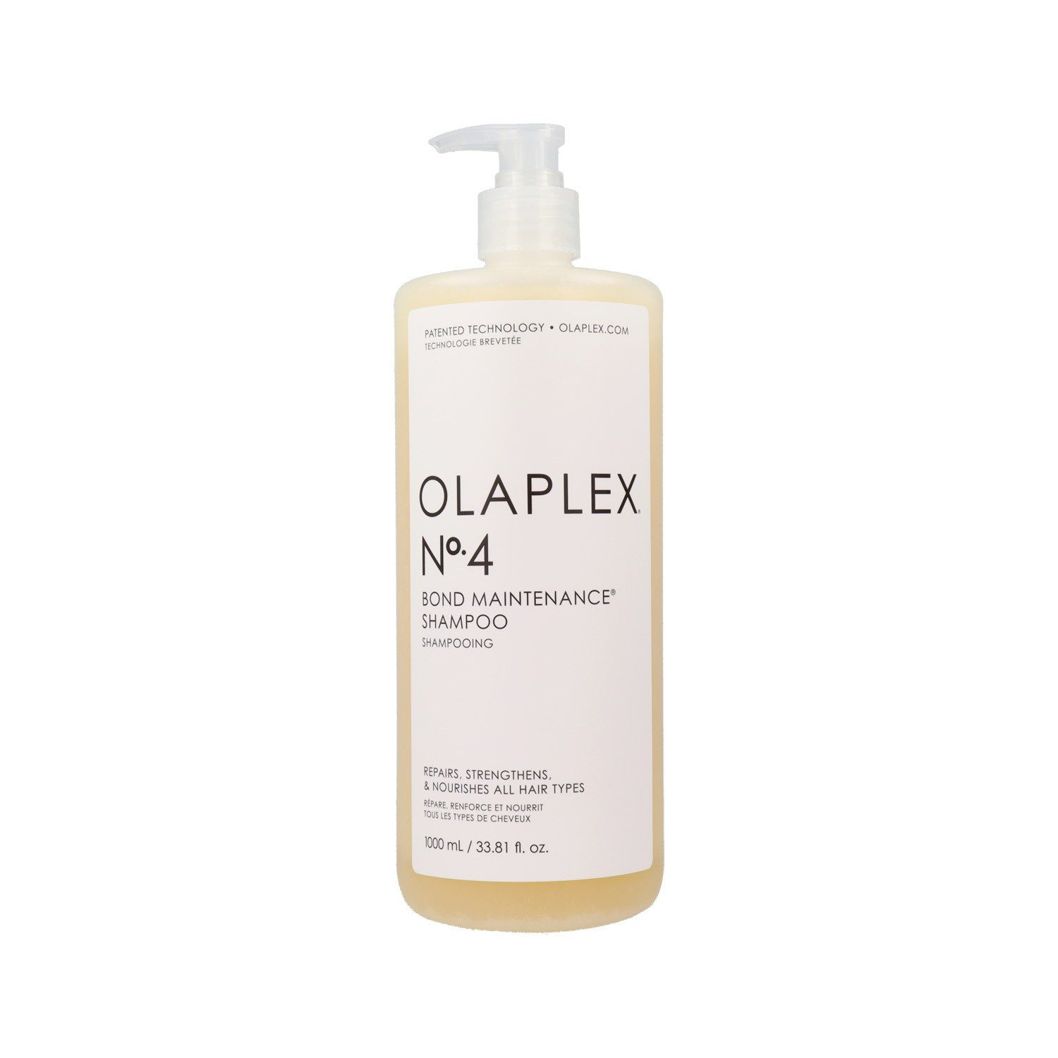 Olaplex Haarshampoo Olaplex No.4 Bond Maintenance Shampoo 1000ml – Reparatur Shampoo, 1-tlg., Reduziert Haarbruch sichtbar bereits nach wenigen Anwendungen