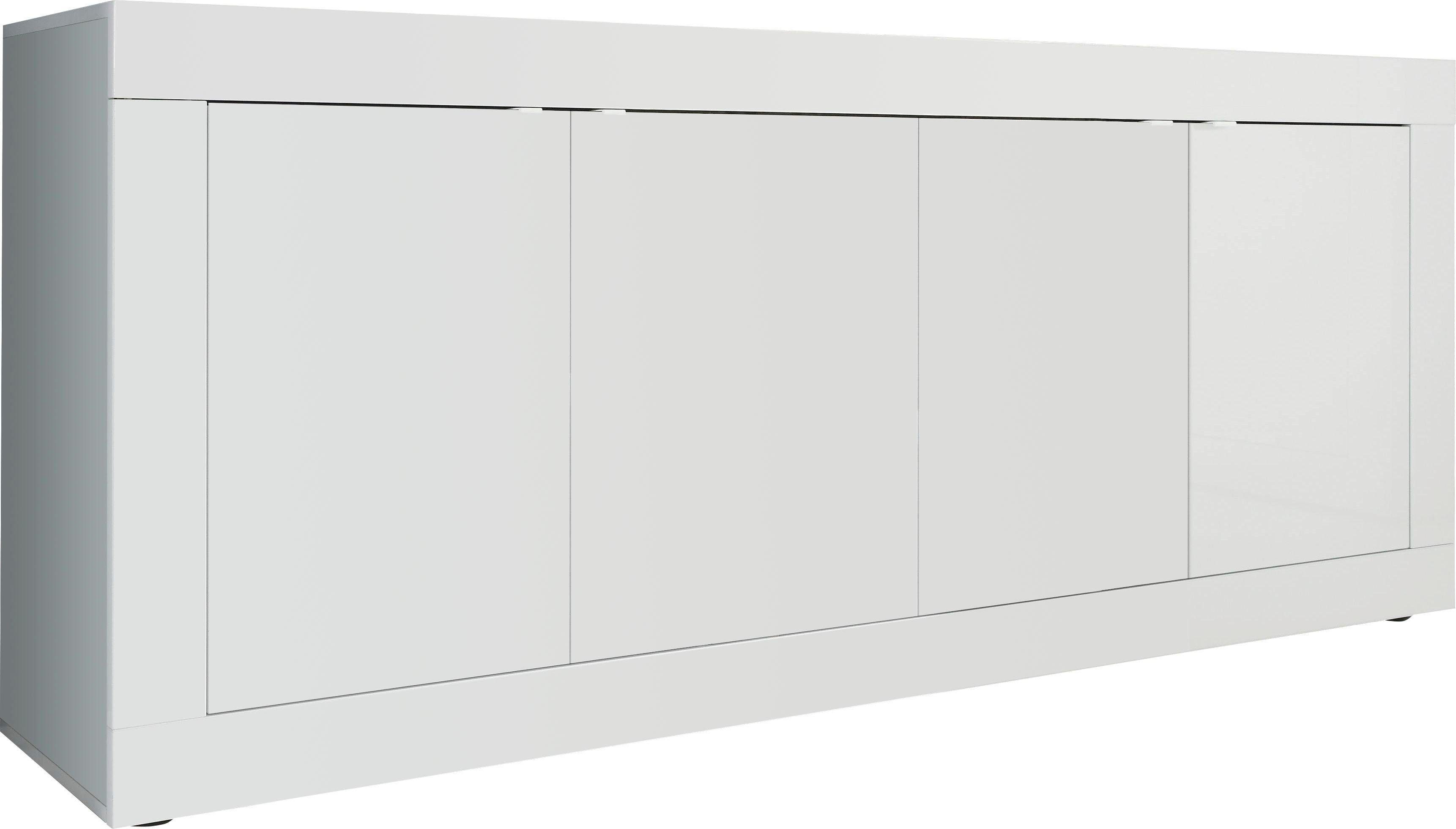 INOSIGN Sideboard Basic Breite 207 cm, Kommode 4 Türen, Anrichte, Metallgri günstig online kaufen