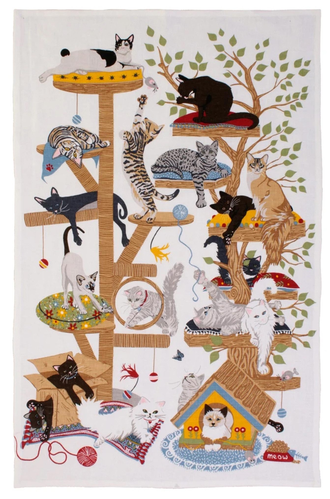 Ulster Weavers Geschirrtuch Moggie Mahem, (Set, günstig online kaufen
