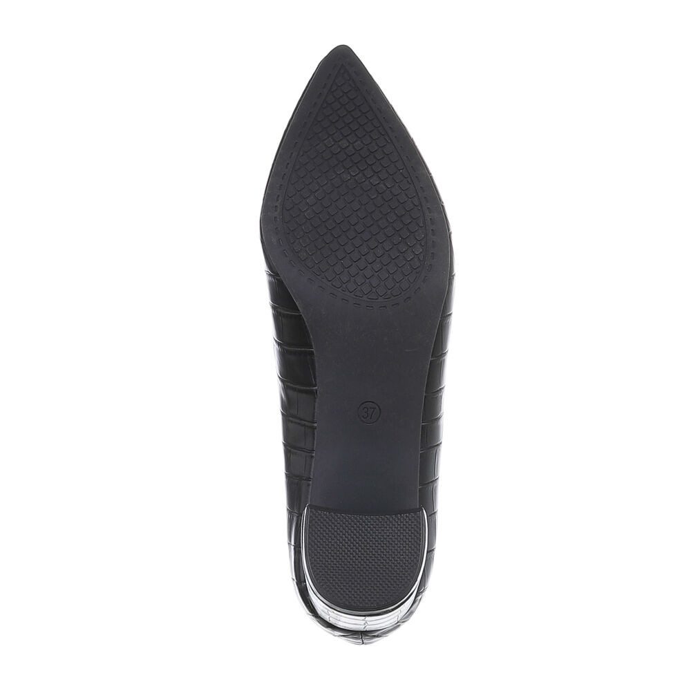 Ital-Design Damen Elegant Pumps (87117948) Blockabsatz Klassische Pumps in Schwarz