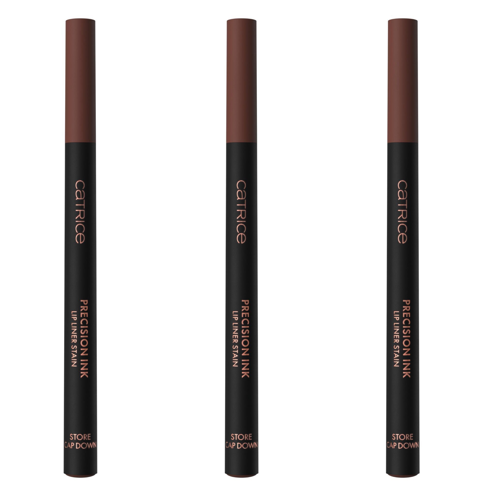Catrice Lipliner Precision Ink Lip Liner Stain, 3-tlg.