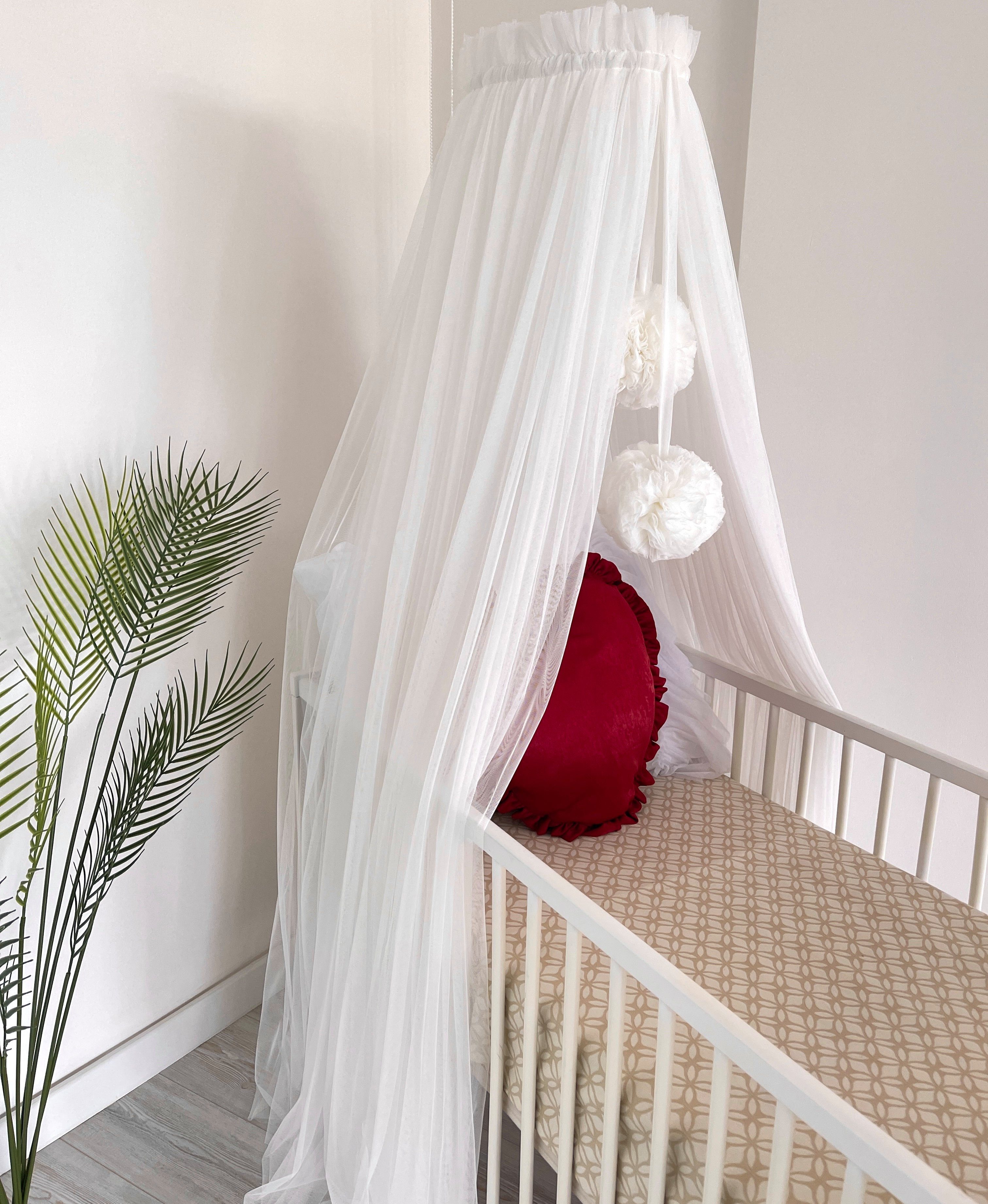 Baby Fancyroom Betthimmel Betthimmel aus 12 Meter Tüll aus 1. Klasse für Ki günstig online kaufen