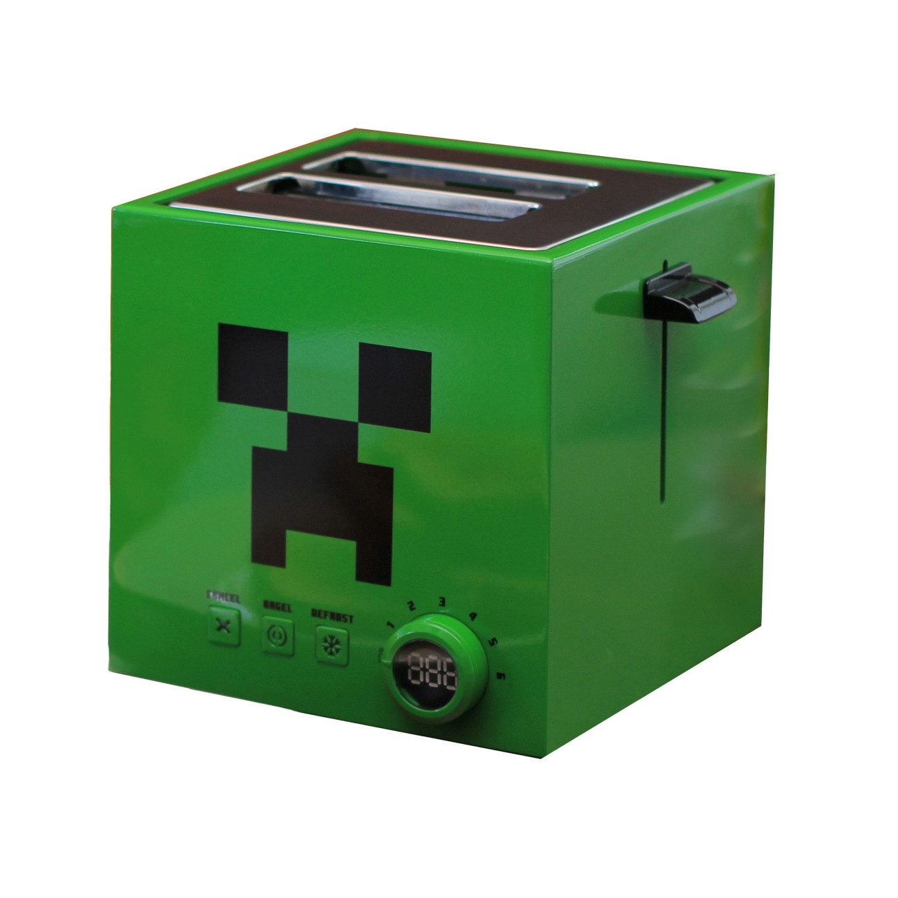 UKONIC Toaster Minecraft Toaster Green Creeper Cube