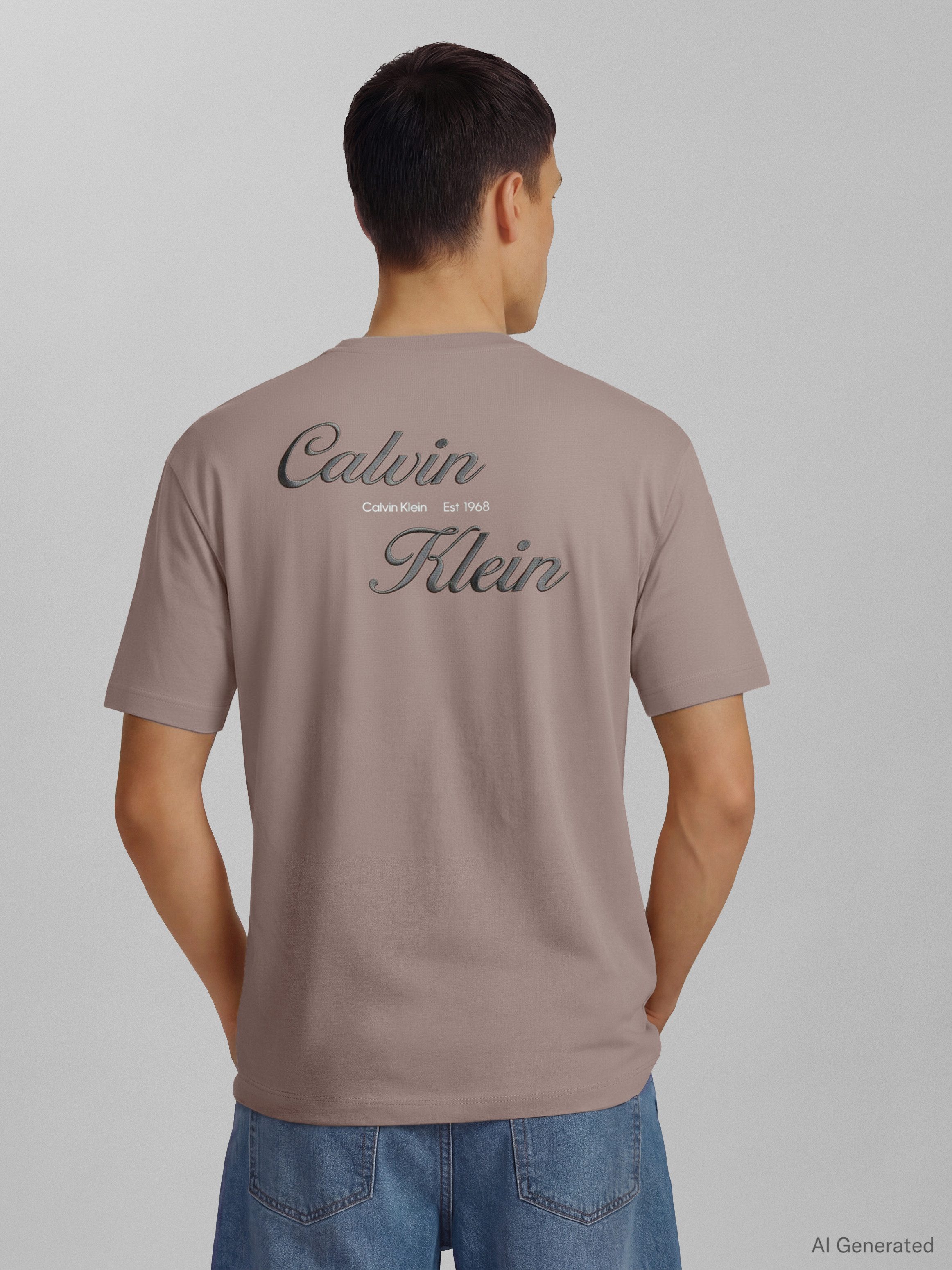 Calvin Klein Jeans T-Shirt CALVIN KLEIN Regular fit mit Print – Bild 2 von 4