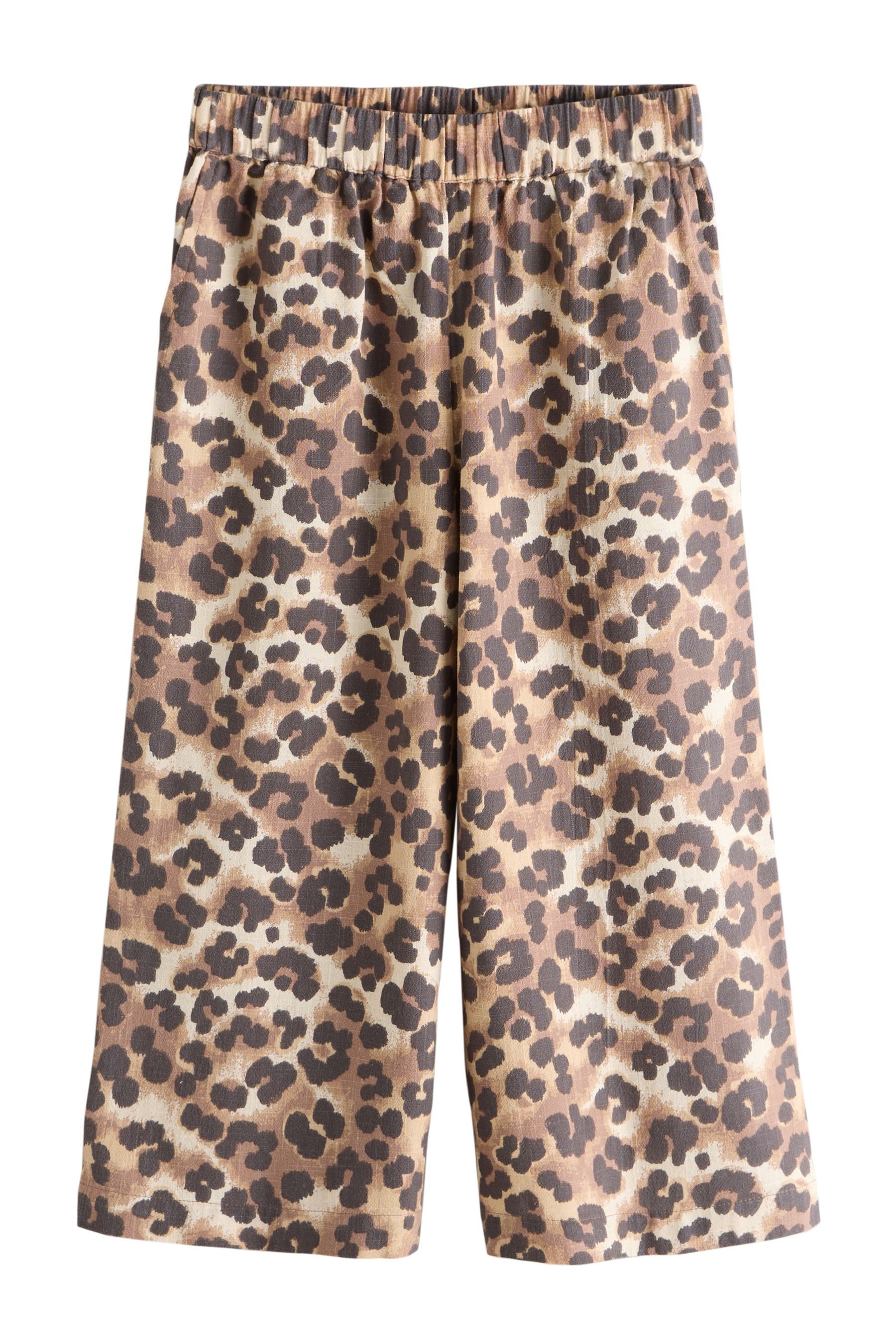 Palazzohose Schlupfhose mit weitem Bein