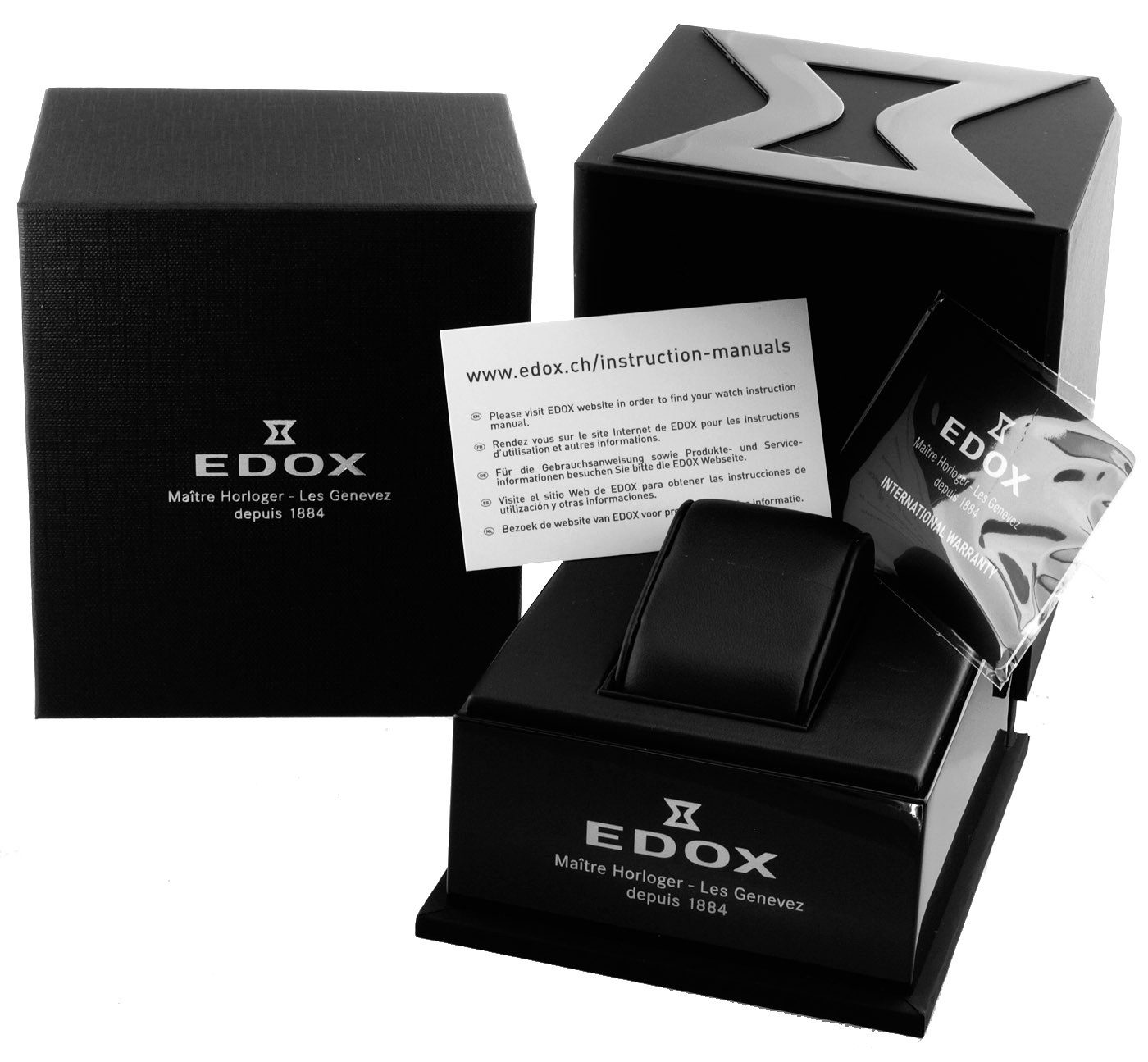 Edox Schweizer Uhr Limited Herren Uhr Chronograph Skydiver 10116 3 BUIDN Skydiver, Limitiert auf 1000 Stück