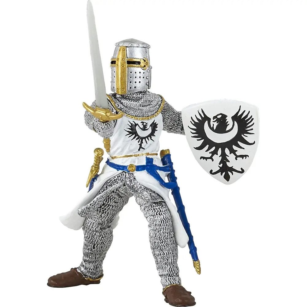 papo Actionfigur Papo 39946 Weisser Ritter mit Schwert