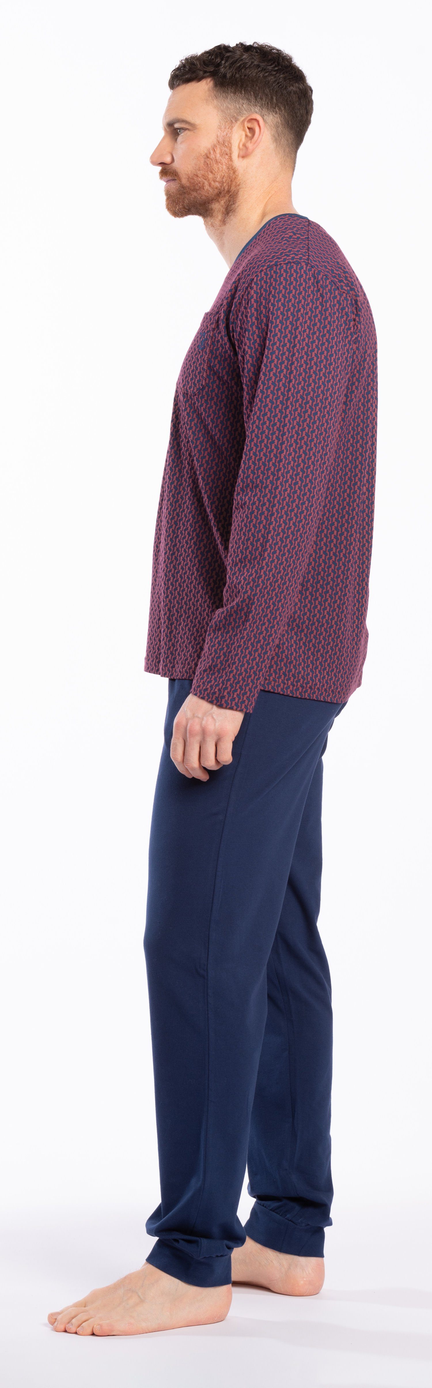 Eskimo Schlafanzug Modischer Herren Schlafanzug (2 tlg) Modisches Design günstig online kaufen