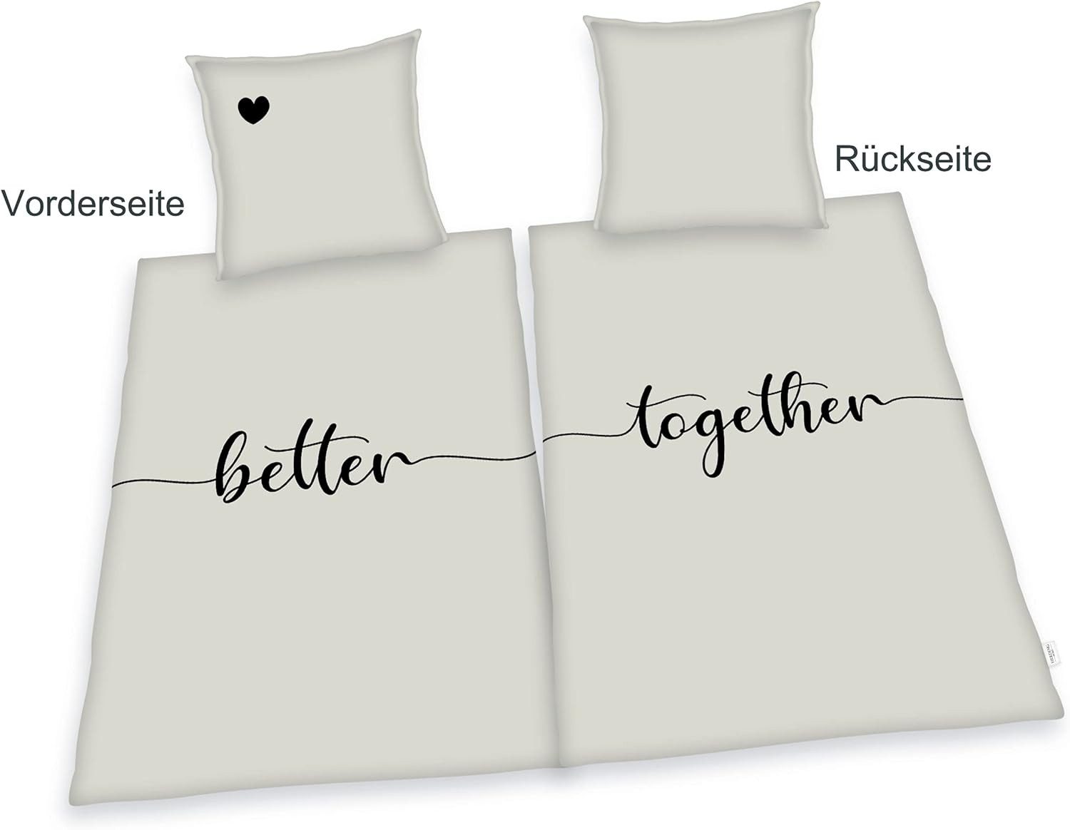 Herding Bettwäsche Better Together - Partner-Bettwäsche-Set, günstig online kaufen