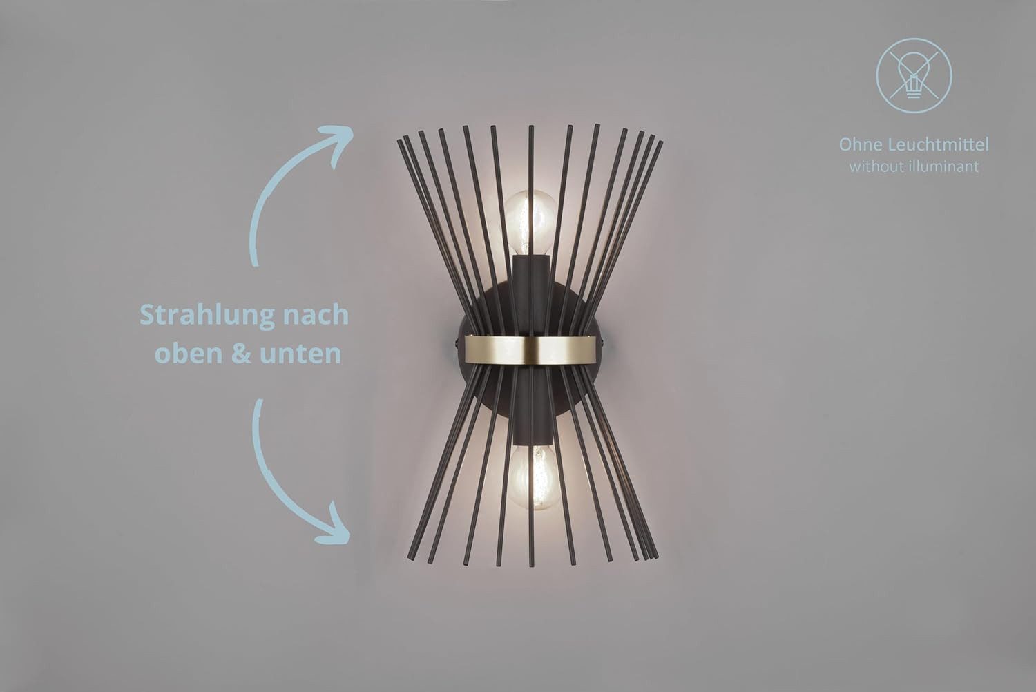 lightling Wandleuchte Rob, ohne Leuchtmittel, FLEXconnect, IP20, Up and dow günstig online kaufen