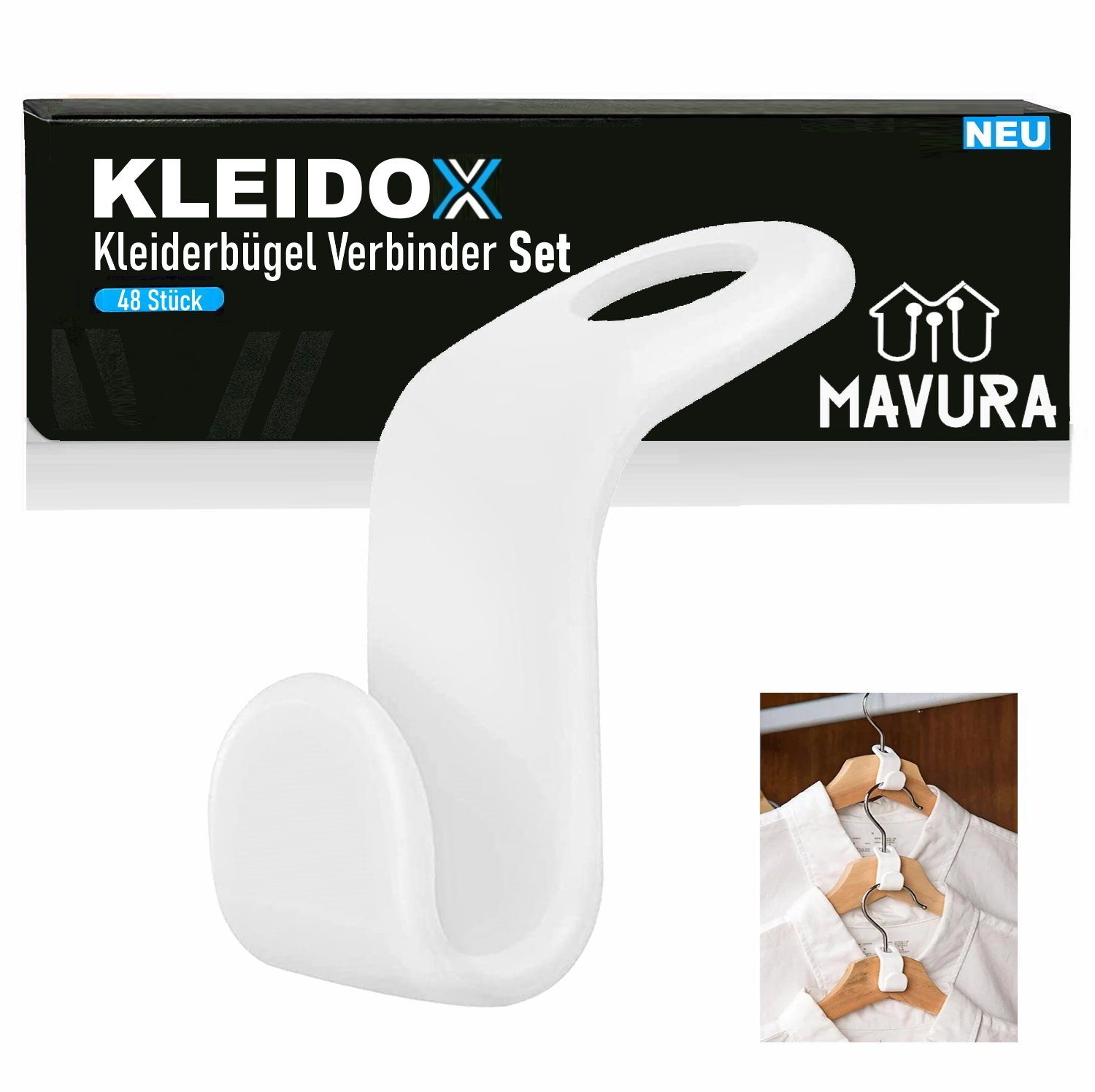 MAVURA Mehrfach-Kleiderbügel KLEIDOX Kleiderbügel Verbinder Set günstig online kaufen