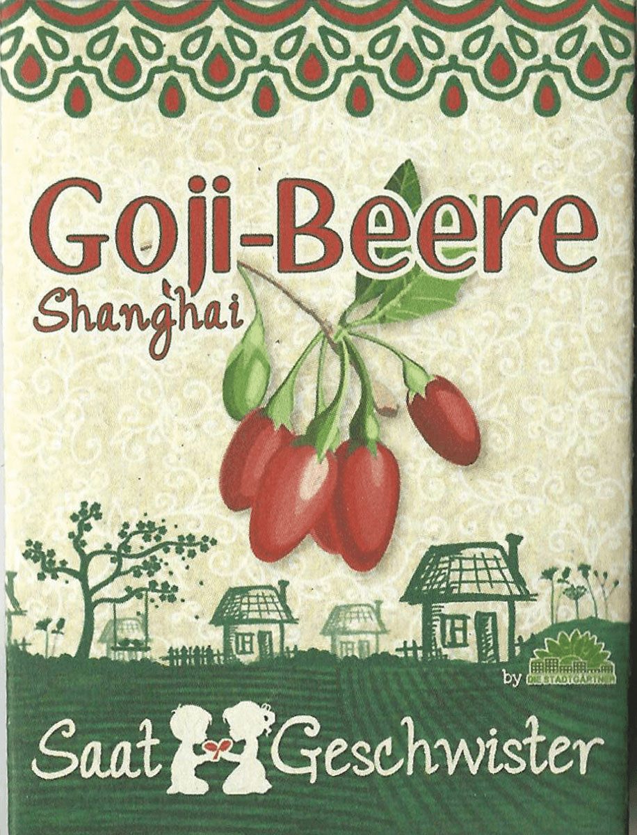 Blumensamen Die Stadtgärtner Goji-Beere-Saatgut, Vitaminbombe aus Fernost, Sa