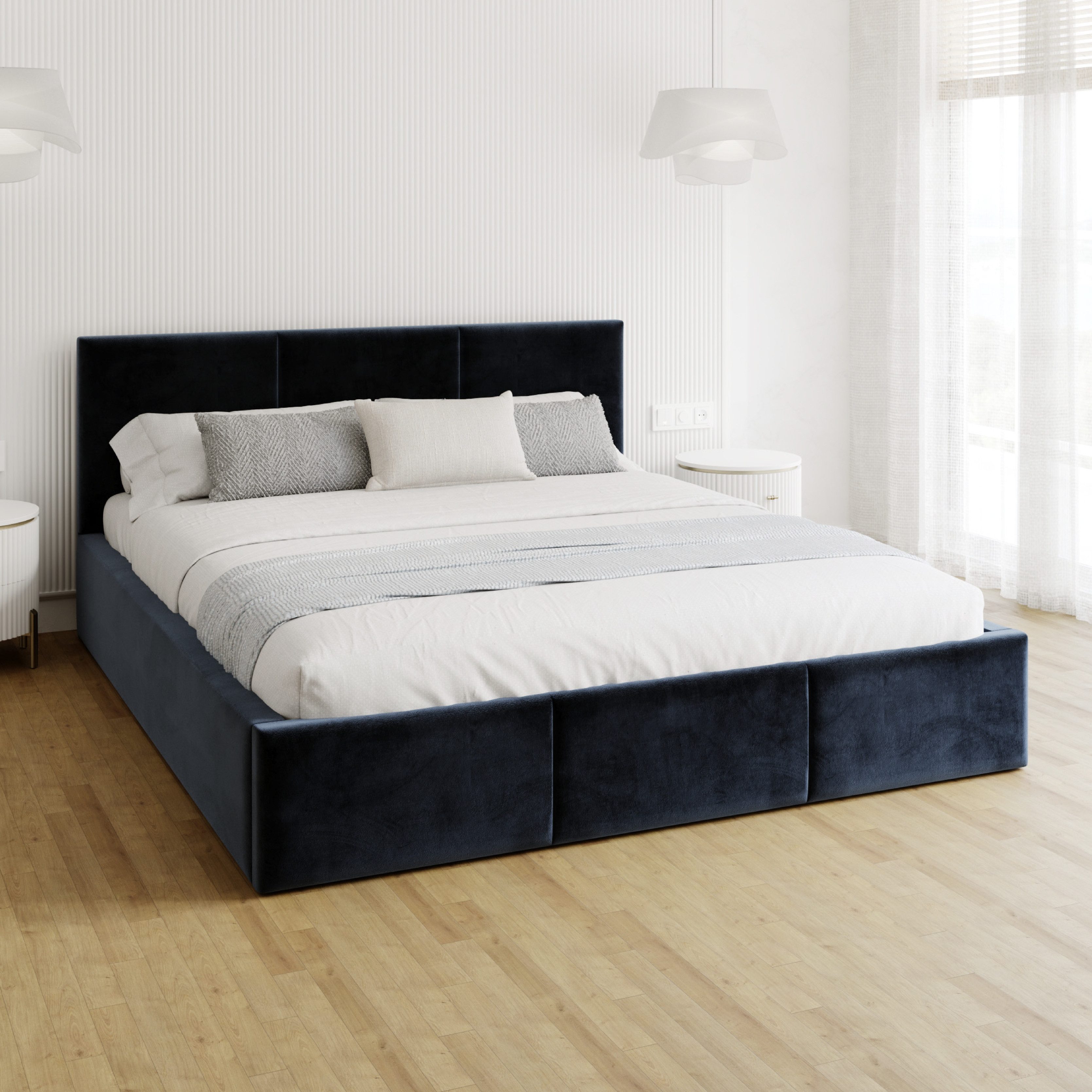 FDM Polsterbett AMBER modern mit Bettkasten günstig online kaufen