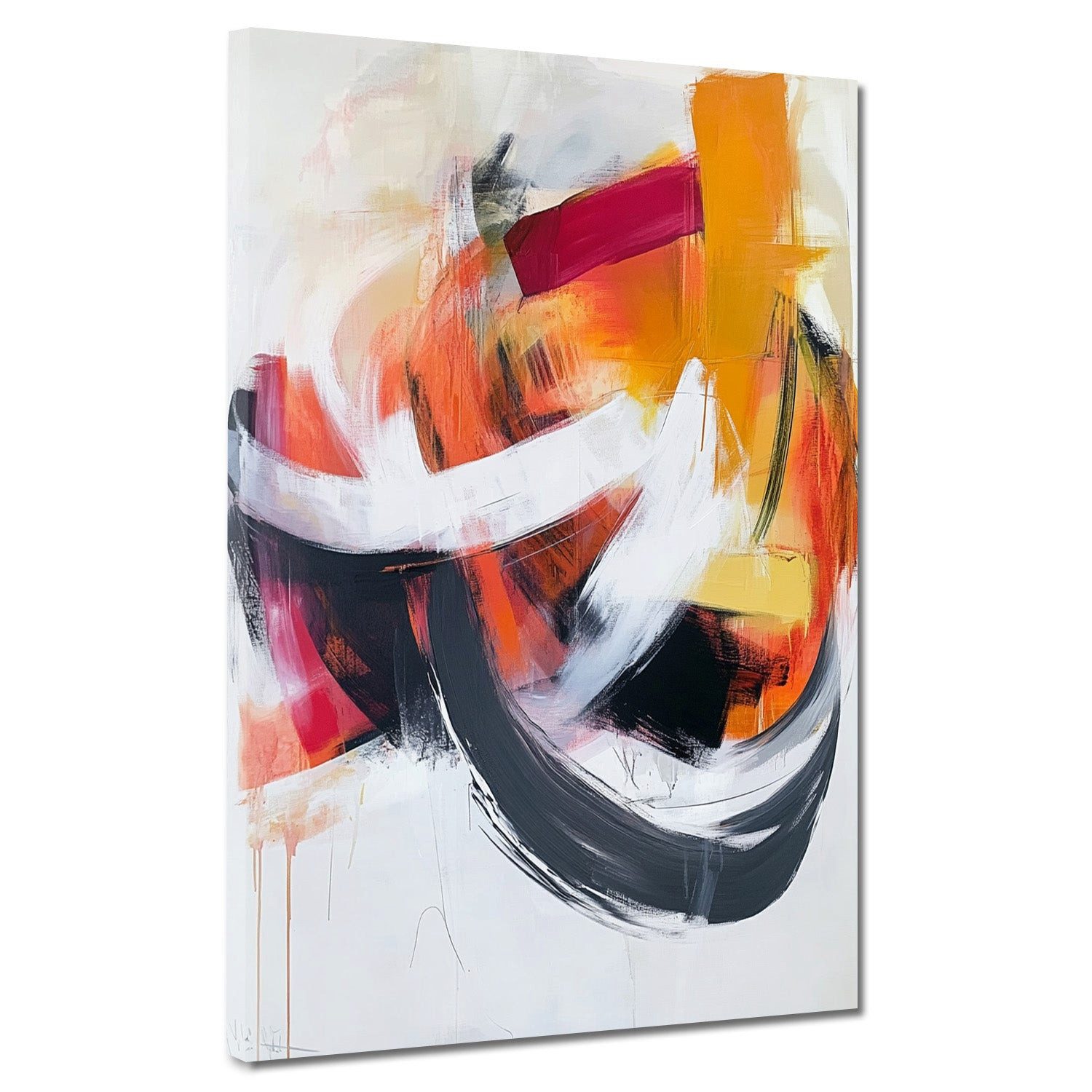 Artedinoi Leinwandbild Abstrakt Farbkomposition Leinwandbild Wandbild Kunstdruck XL Wanddeko, Farbkomposition, abstrakt